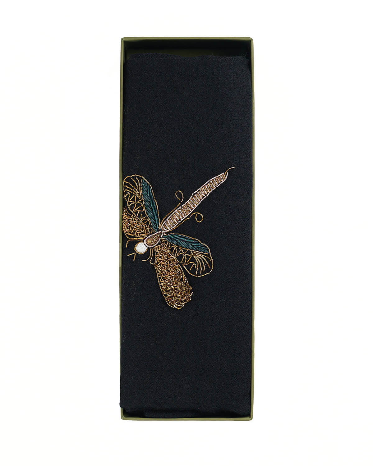 Gift Set of Exclusive Embroidered Wool Stole for Her