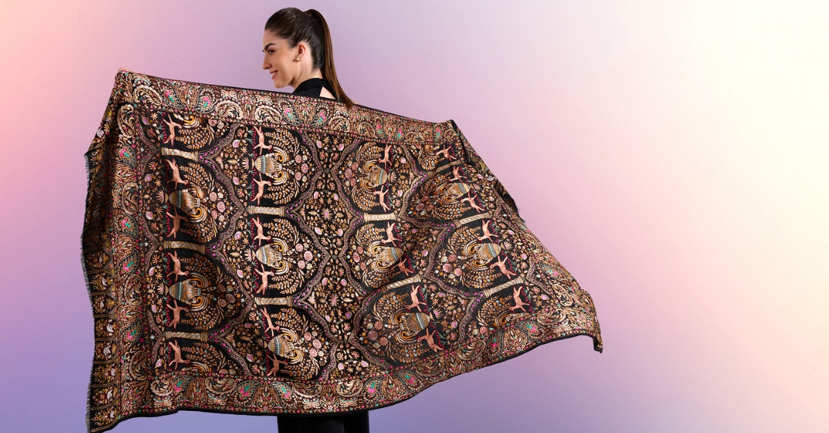 How to Identify an Original Kashmiri Pashmina Shawl