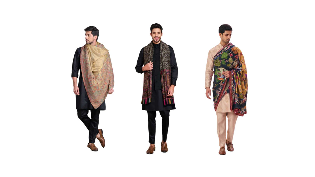 How to Style a Kurta with Shawl: A Regal Look for Festive Nights