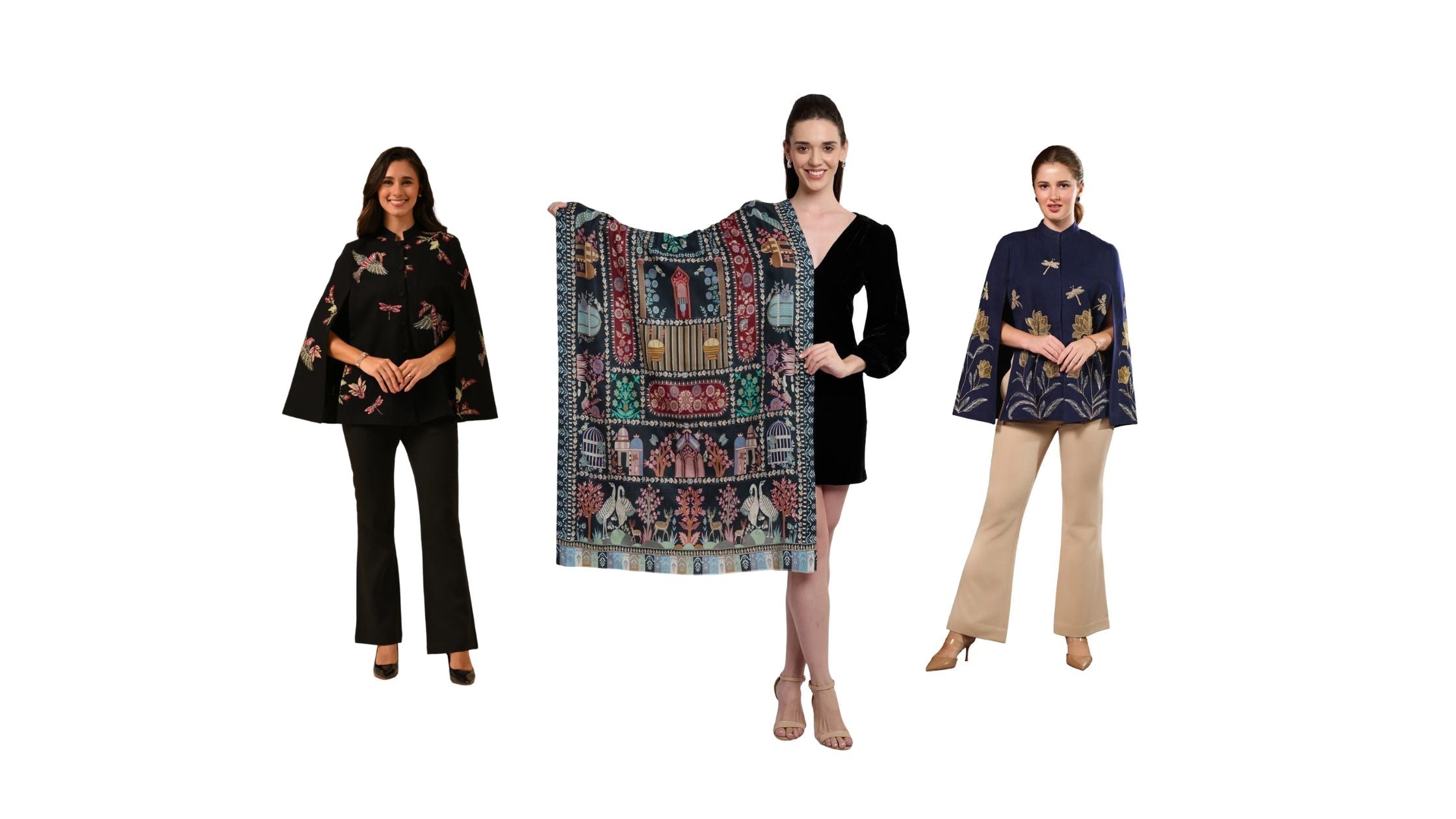 How to Style a Shawl or Cape for Karwa Chauth Puja