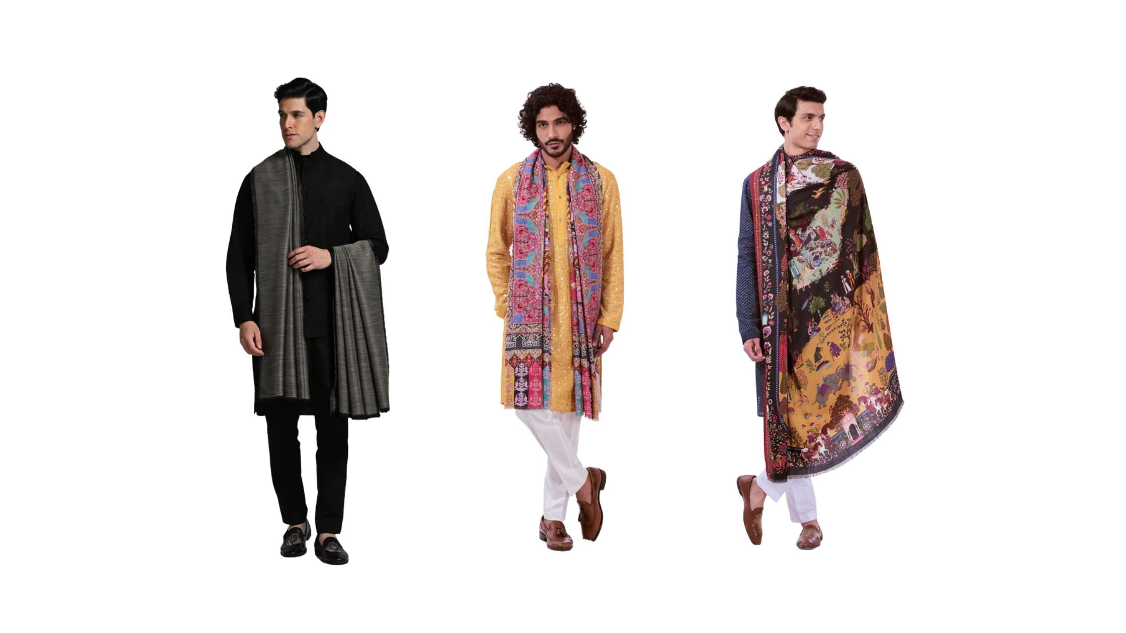 How to Style a Shawl with Jeans or Western Outfits (for Men)