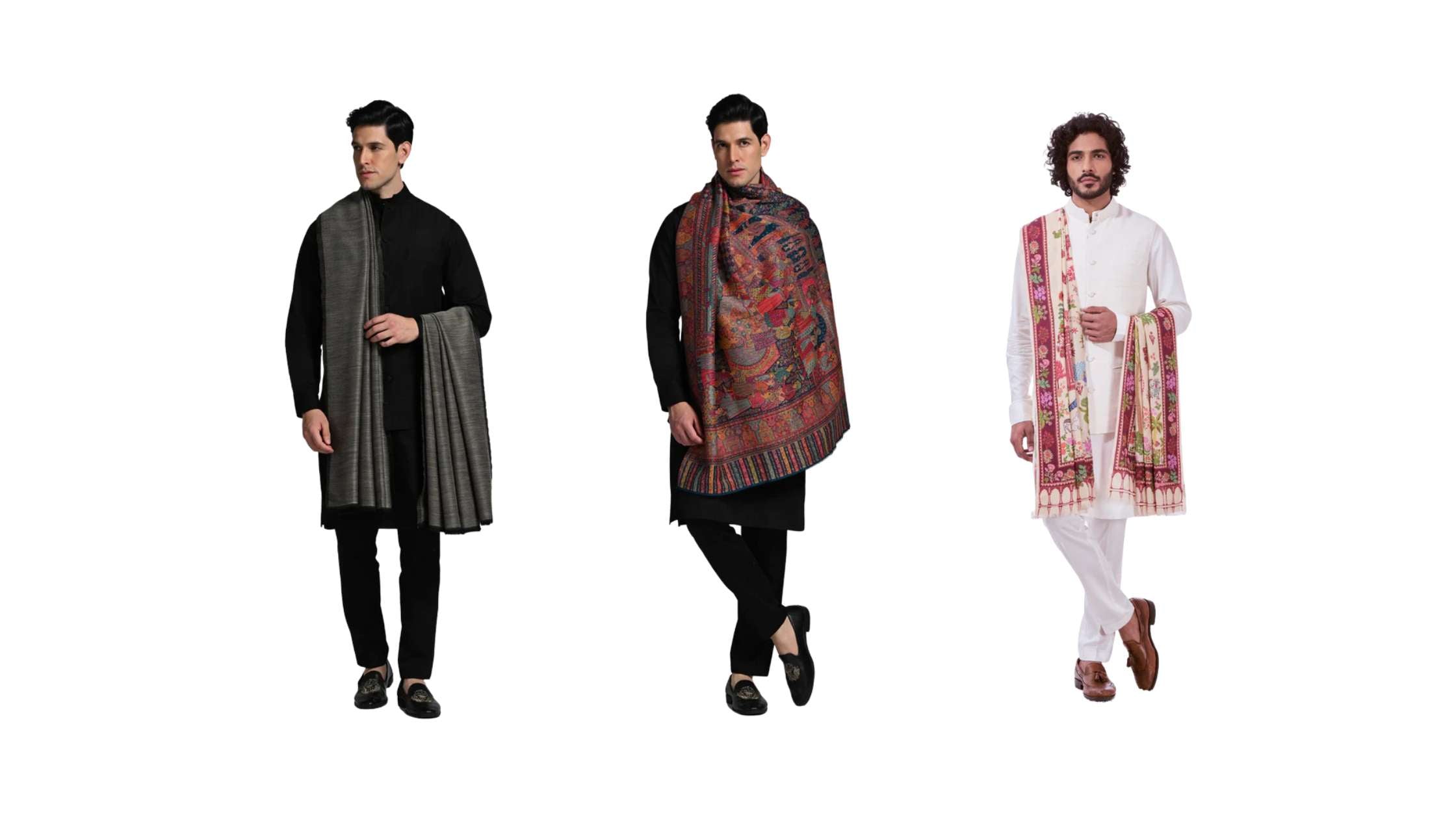 How to Style a Shawl with Kurta for Men – 5 Easy Drape Styles