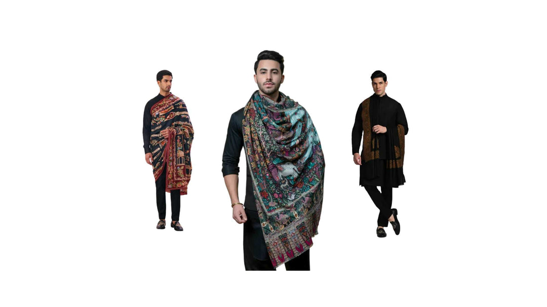 Men's Shawl Styling Guide for Winter Destination Weddings
