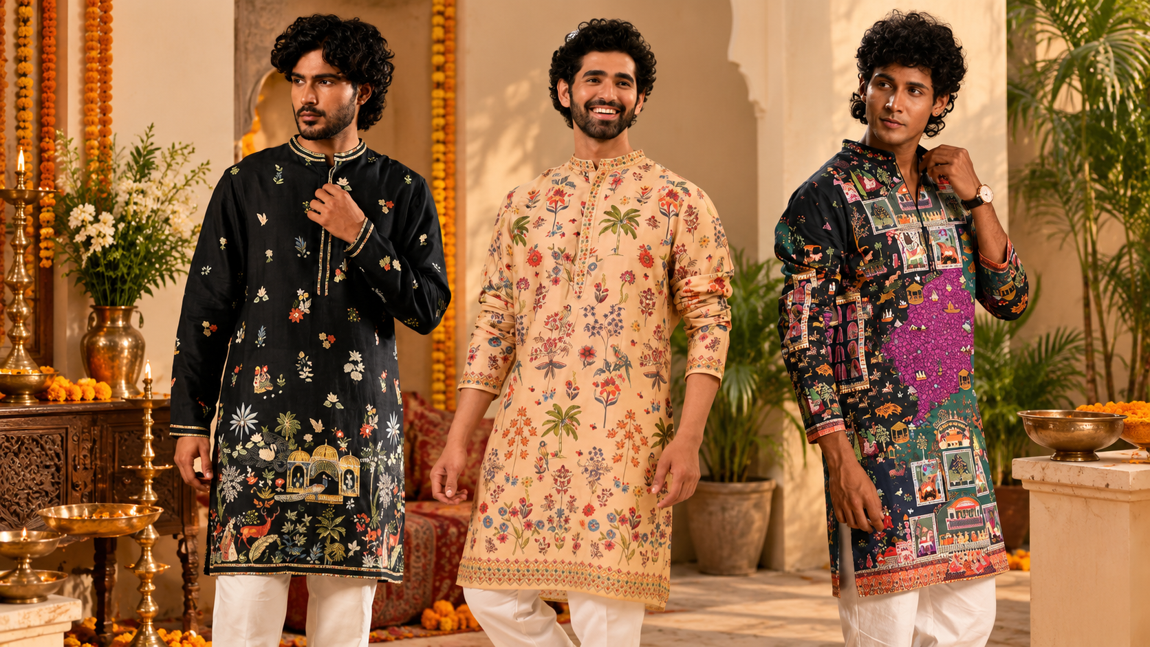 7 Traditional Kurtas for Navratri: Must-Have Styles for Men