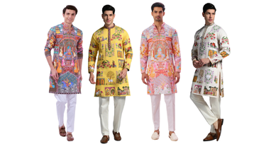 Printed Kurta Pajamas for Men: A Fresh Trend You Need to Try