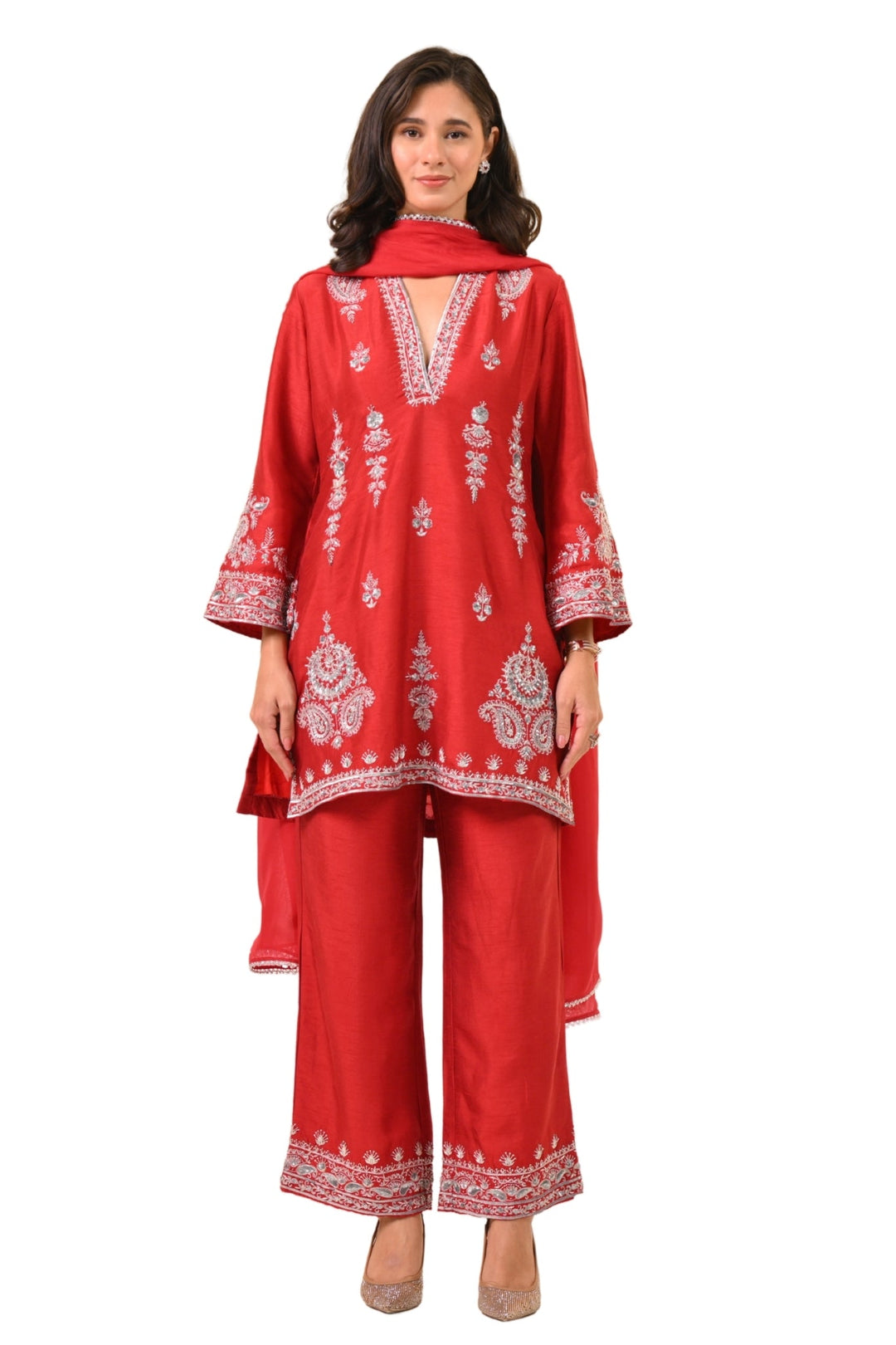 Taroob Chand Bagh Hand Embellished Kurta Set