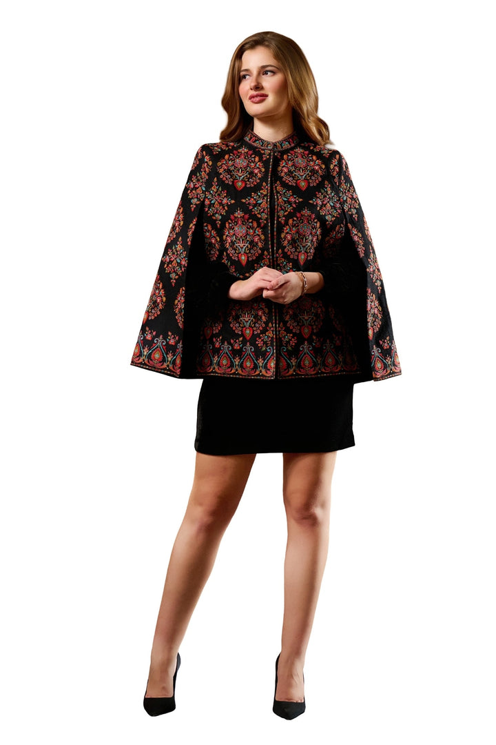 Taroob Emboidered Kashmir Gulistan Cape