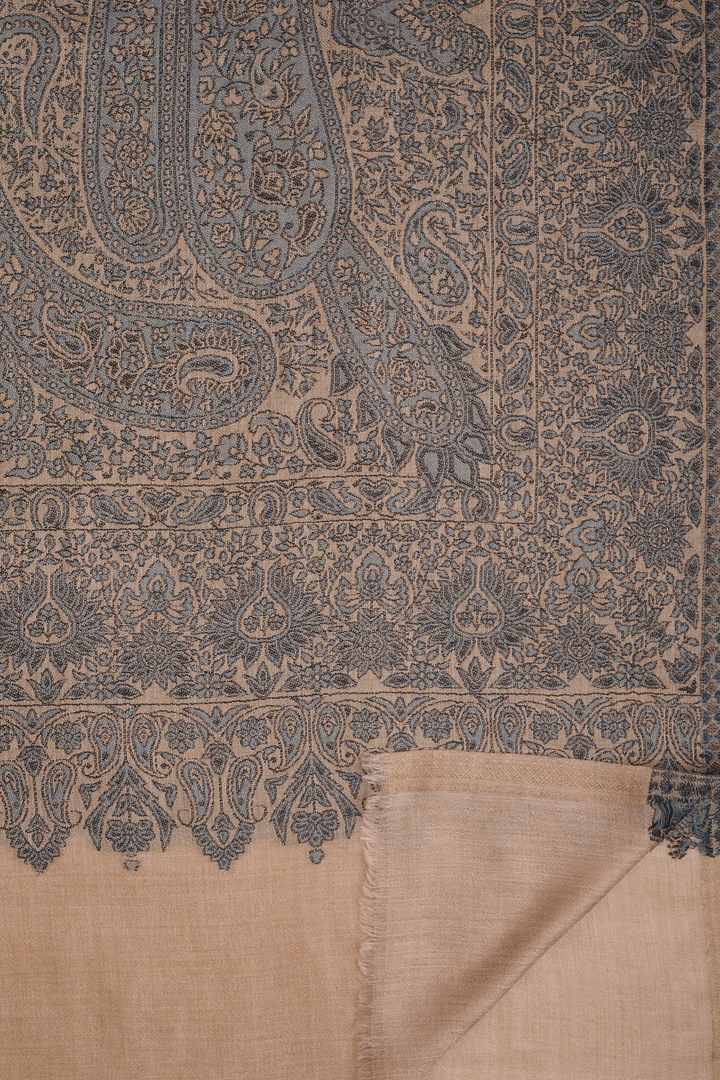 Women's Authentic Kashmiri Fine Wool Kaani Stole