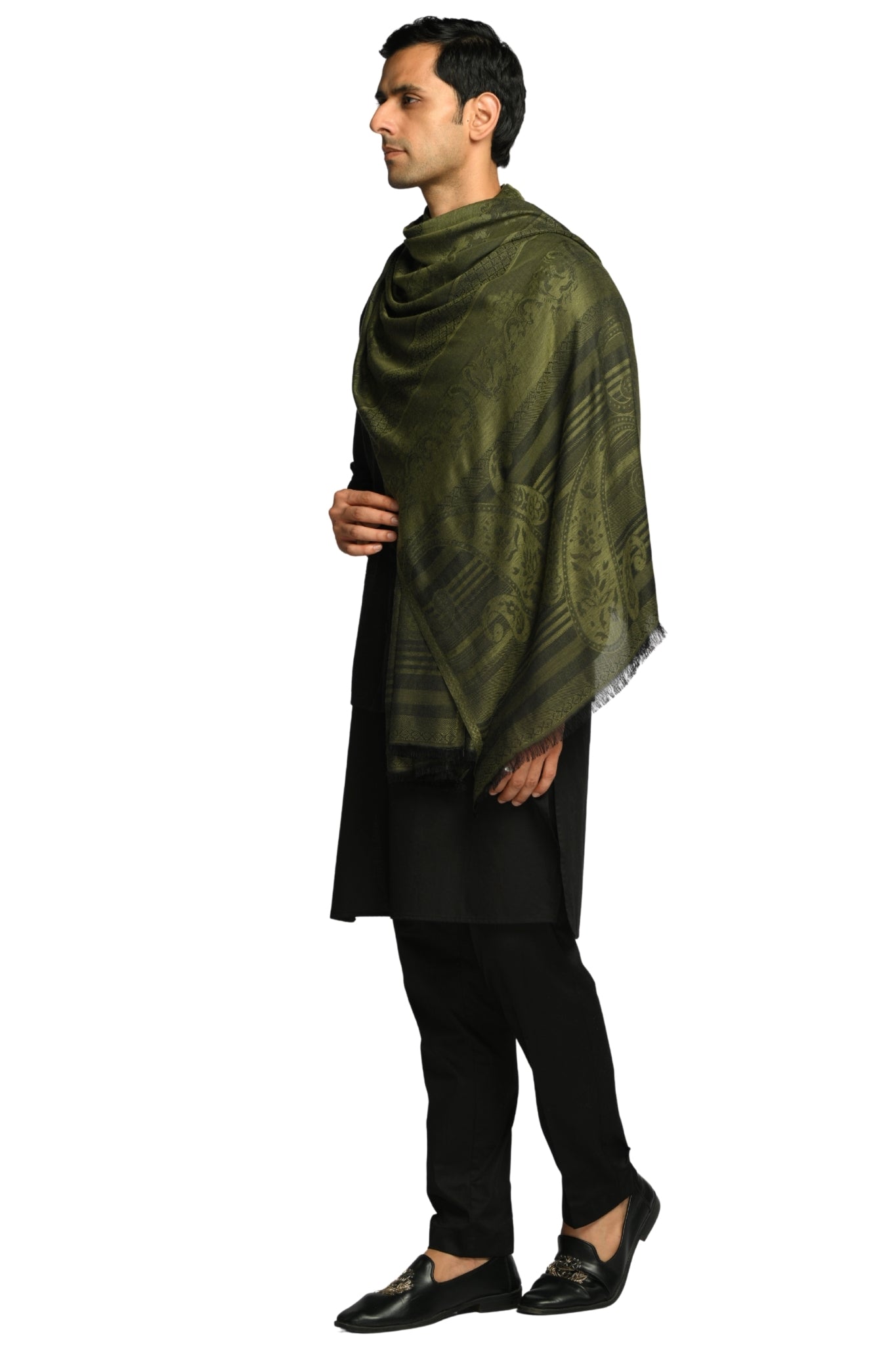 Taroob Signature Jamawar Silk Stole