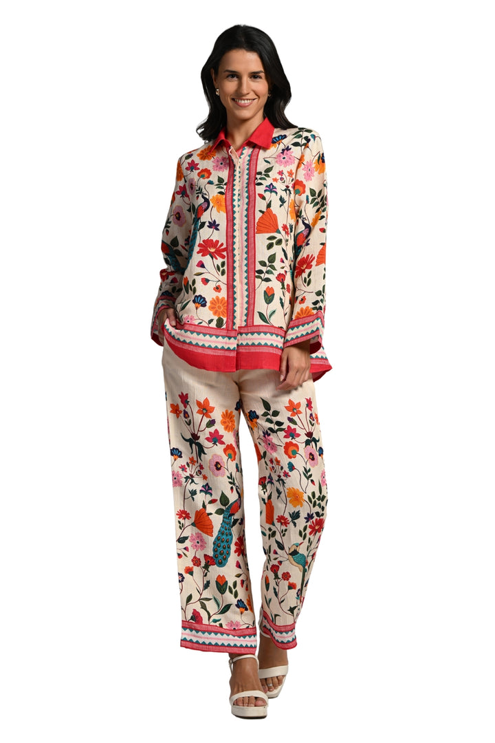 Taroob Bageecha Linen Co-ord Set