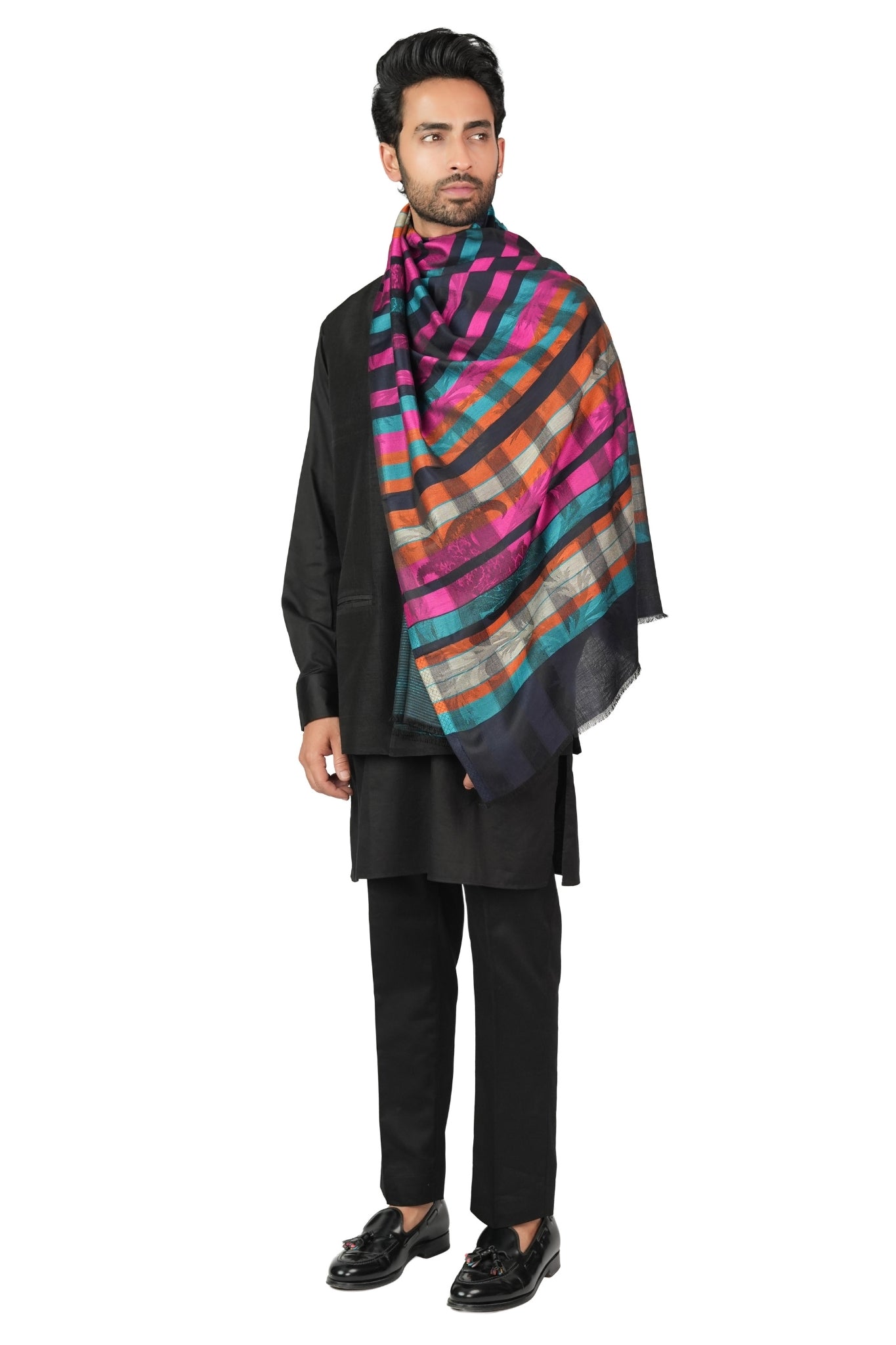 Taroob Super Fine Silk Jamawar Stole