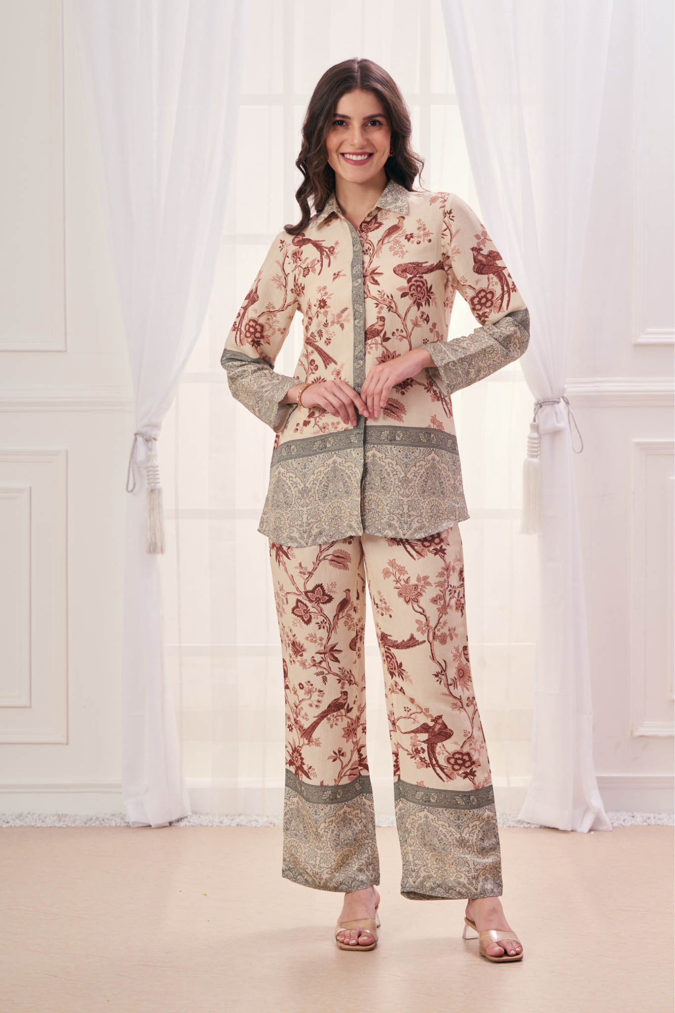 Taroob Linen Safari Co-ord Set