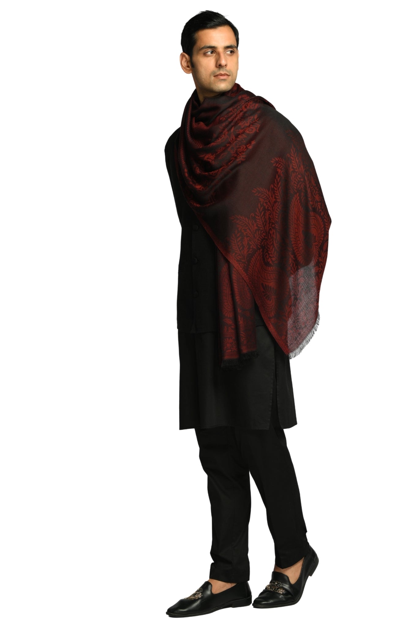 Taroob Heritage Silk Modal Jamawar Stole