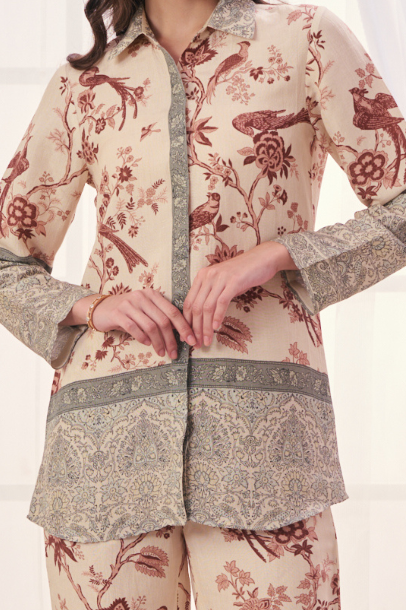 Taroob Linen Safari Co-ord Set