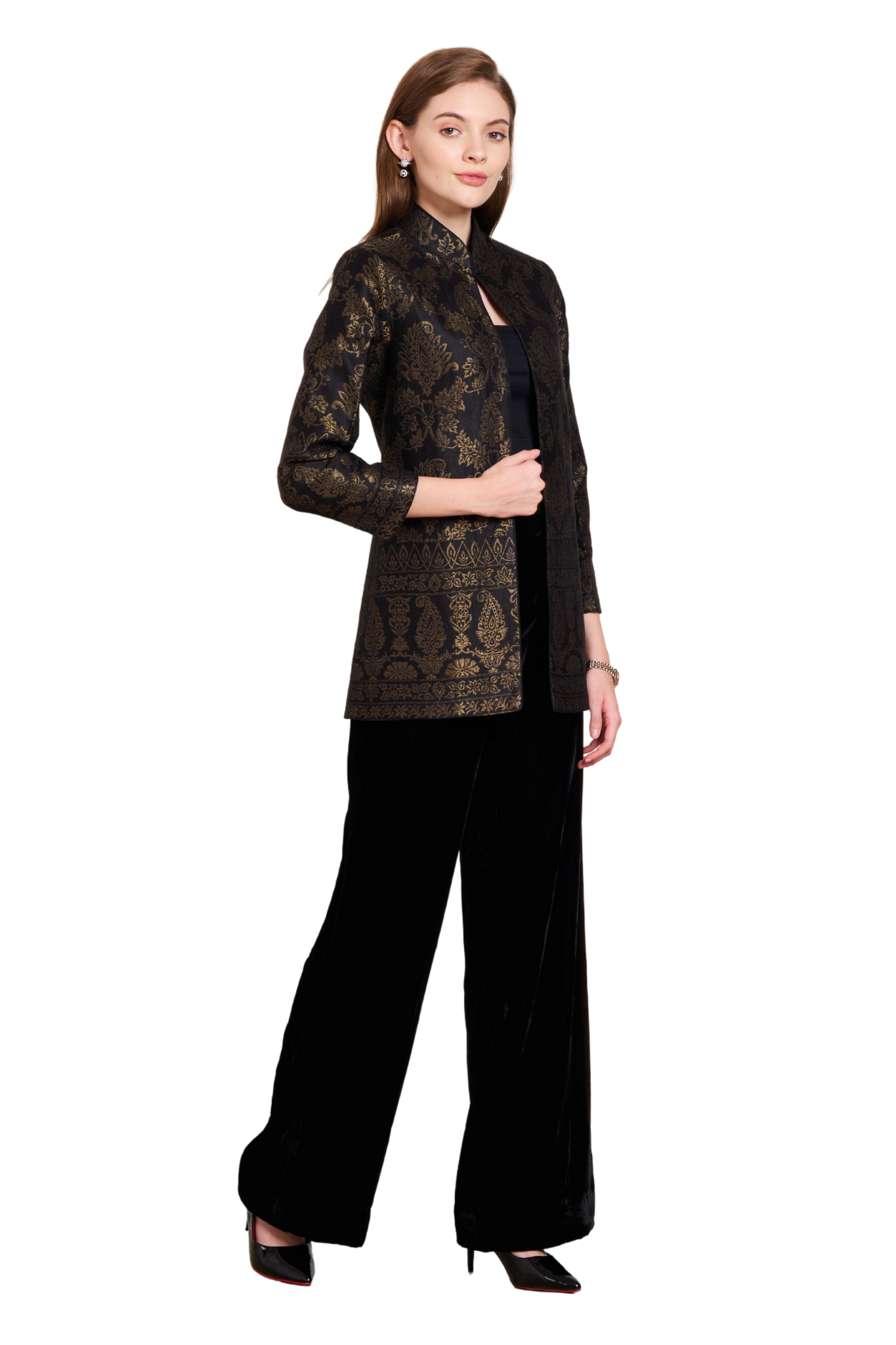 Taroob Silk Glitz Festive Blazer