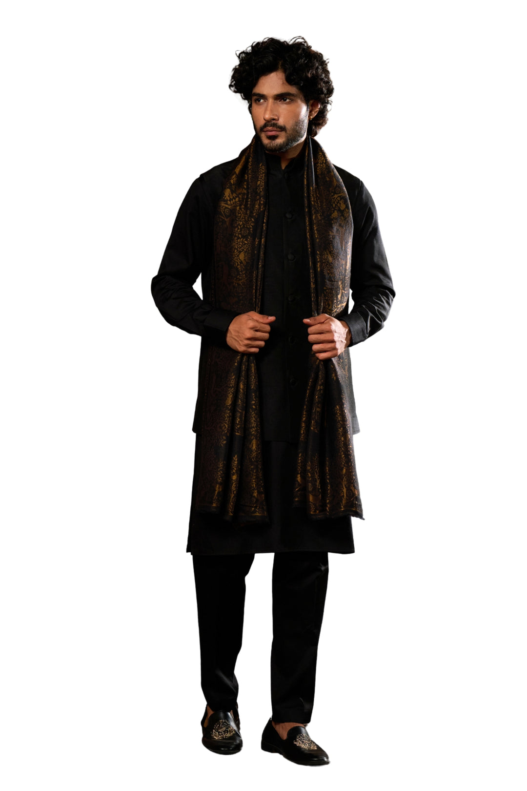 Taroob Gift Set of Unisex  Shikara Zari Stole for Him or Her