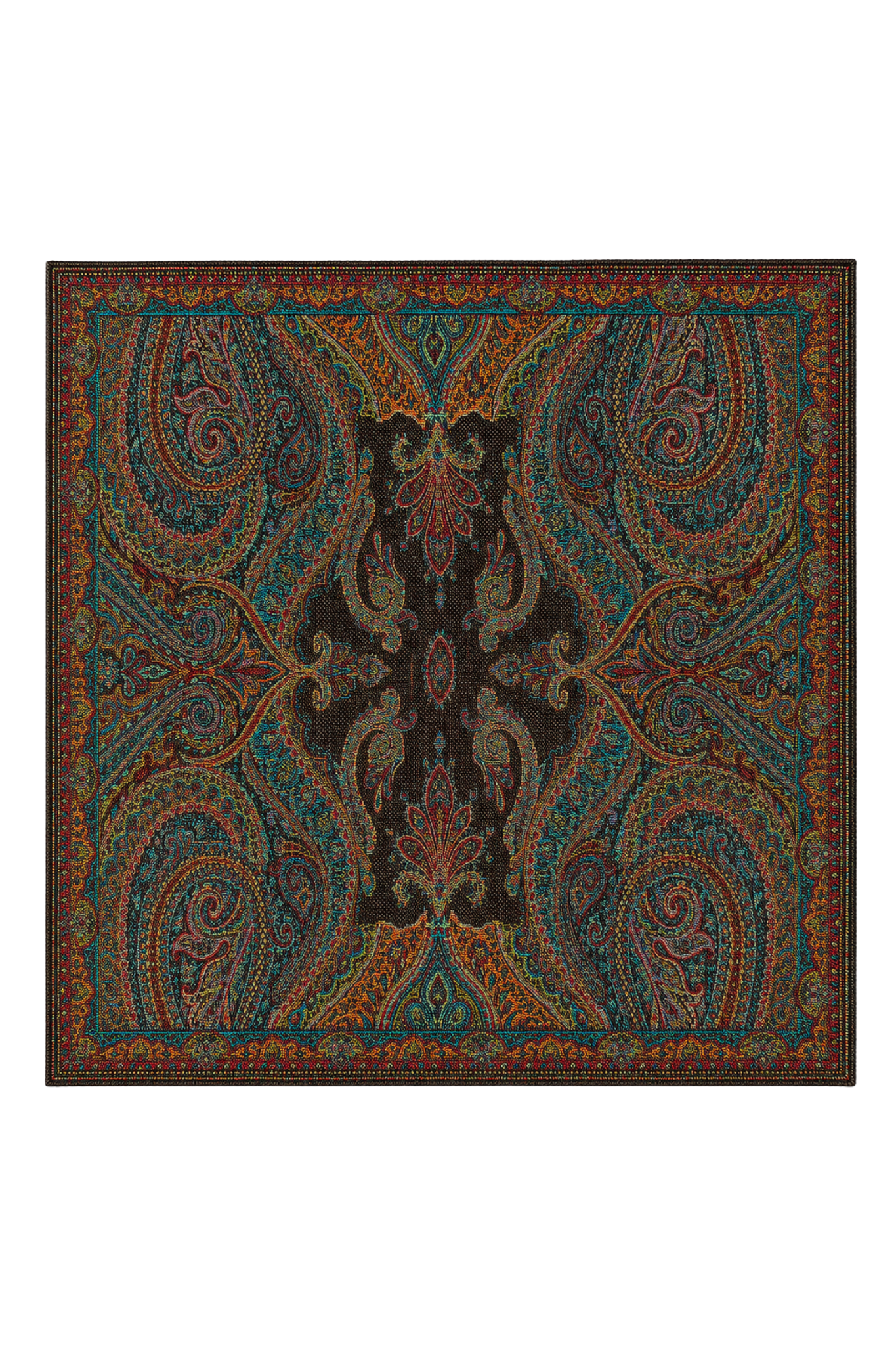 Taroob Gift Set of Silk Jamawar Stole & Pocket Square