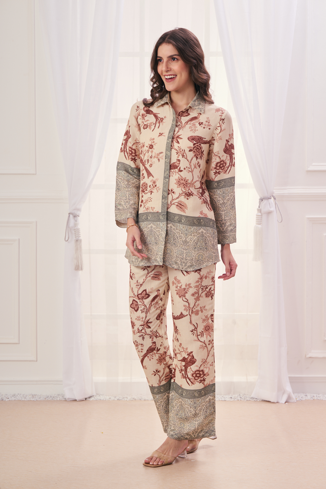 Taroob Linen Safari Co-ord Set