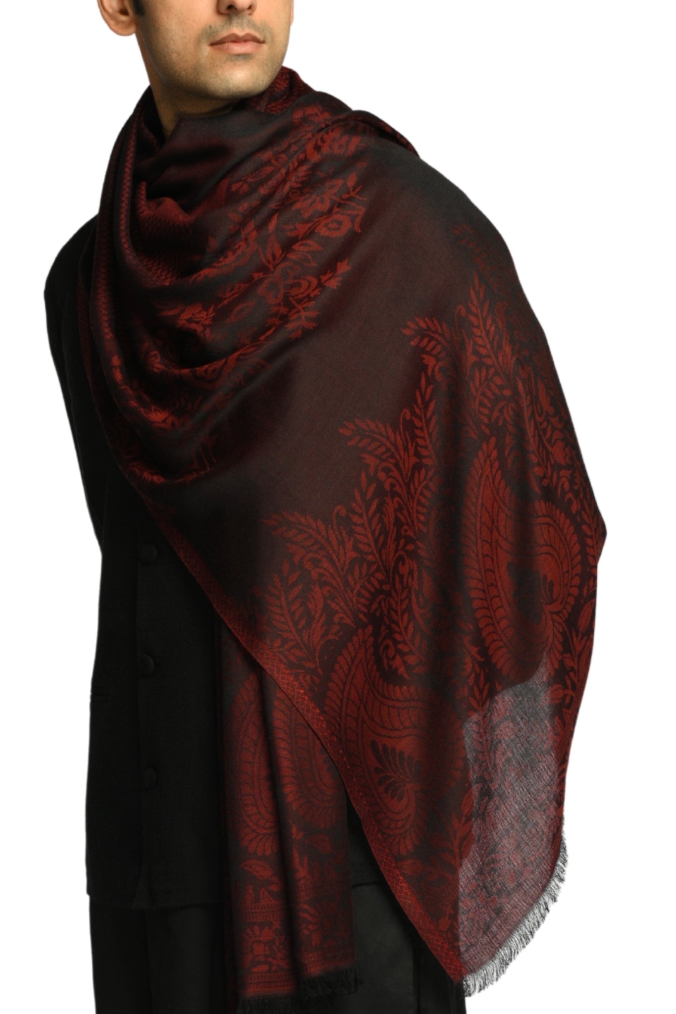 Taroob Heritage Silk Modal Jamawar Stole