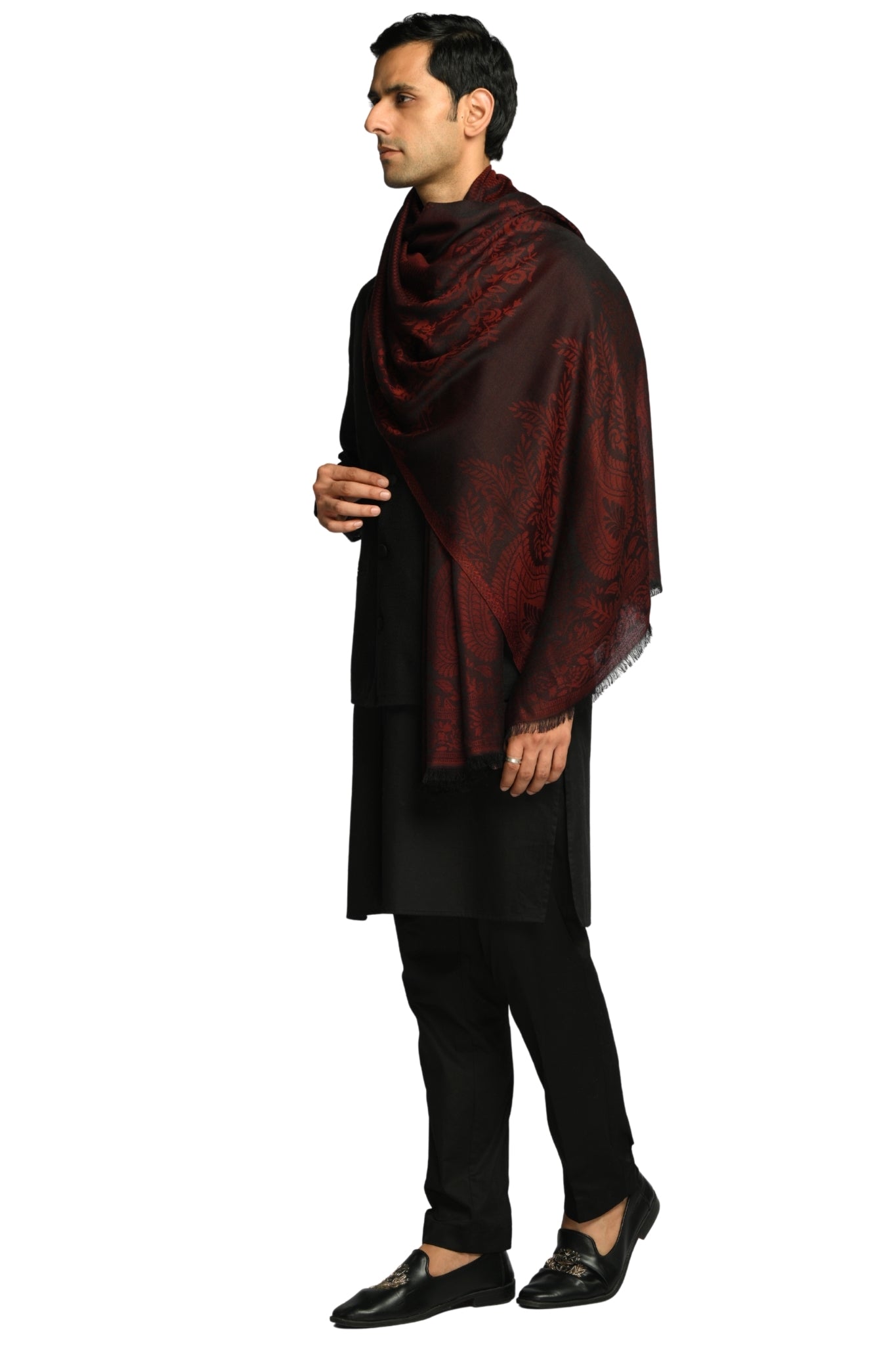 Taroob Heritage Silk Modal Jamawar Stole