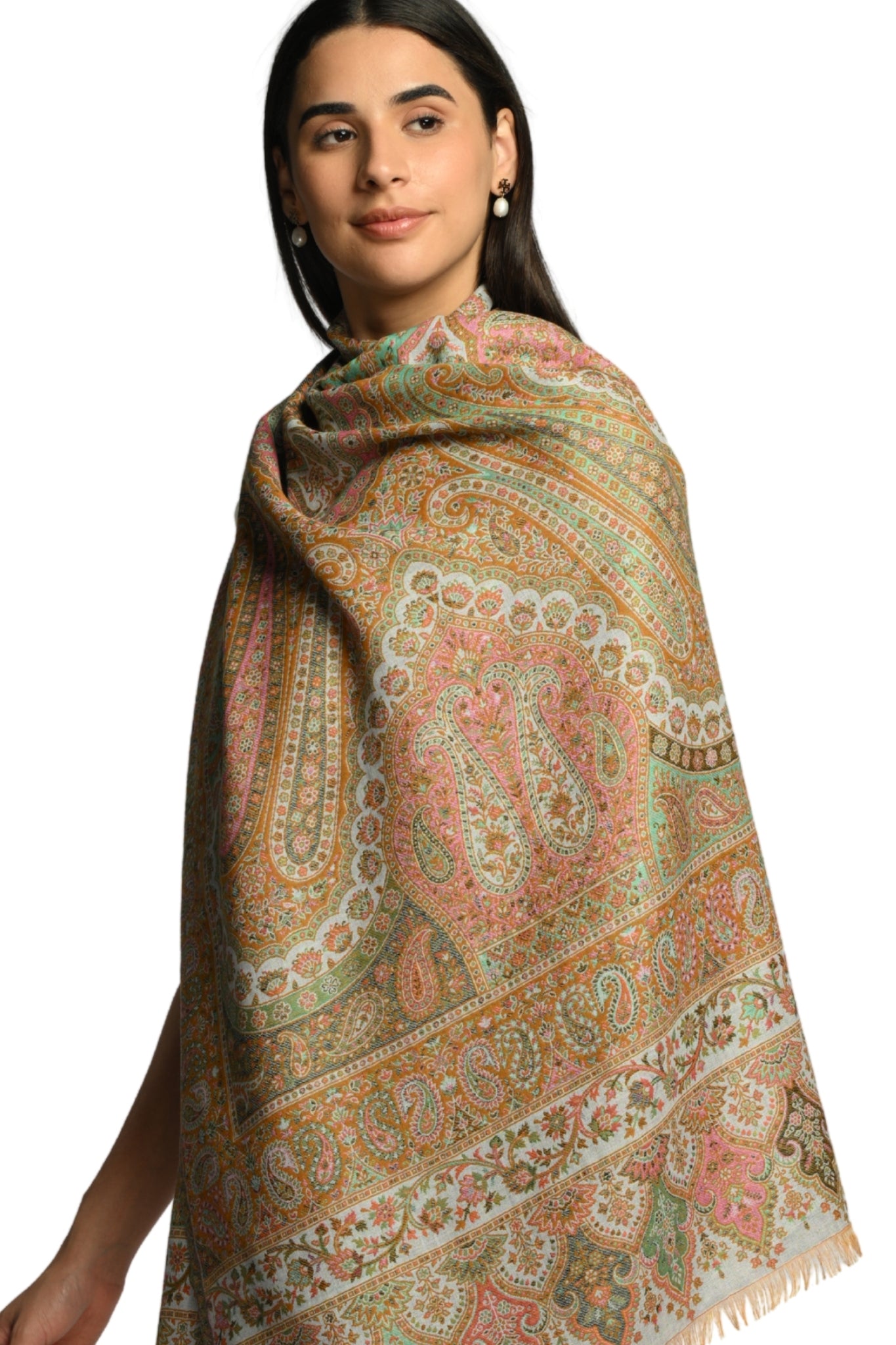 Taroob Timeless Kashmiri Authentic  Jamawar Stole