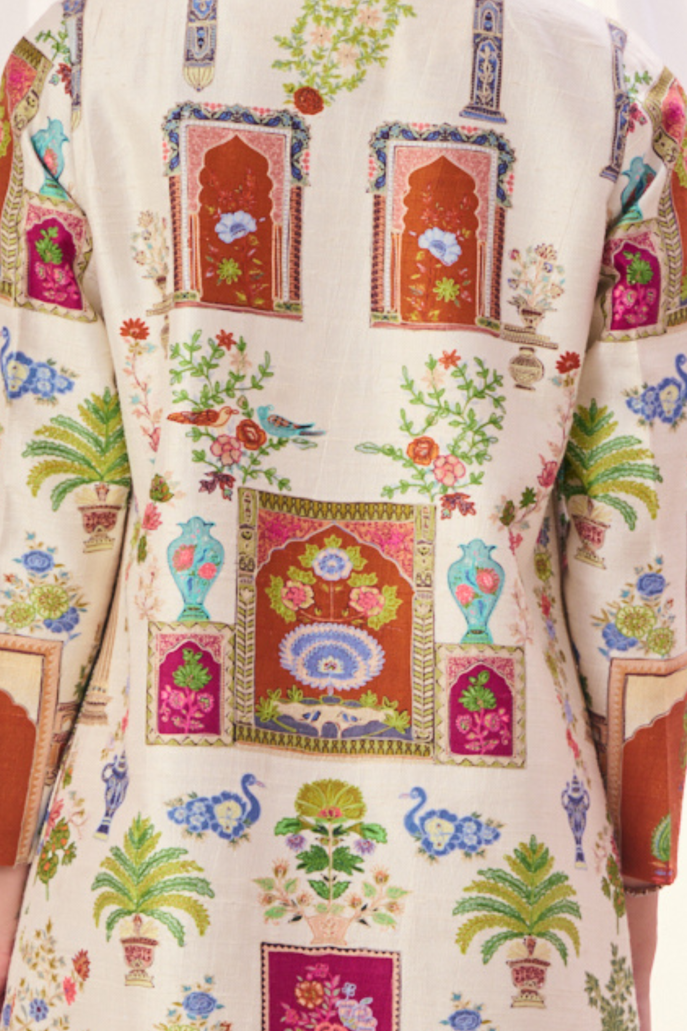 Taroob Raj-Darbar Kalamkari Embroidered Long Coat