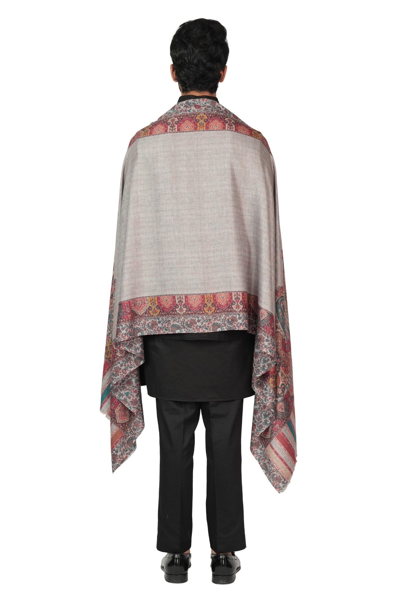 Taroob Reversible Printed Kashmiri Stole