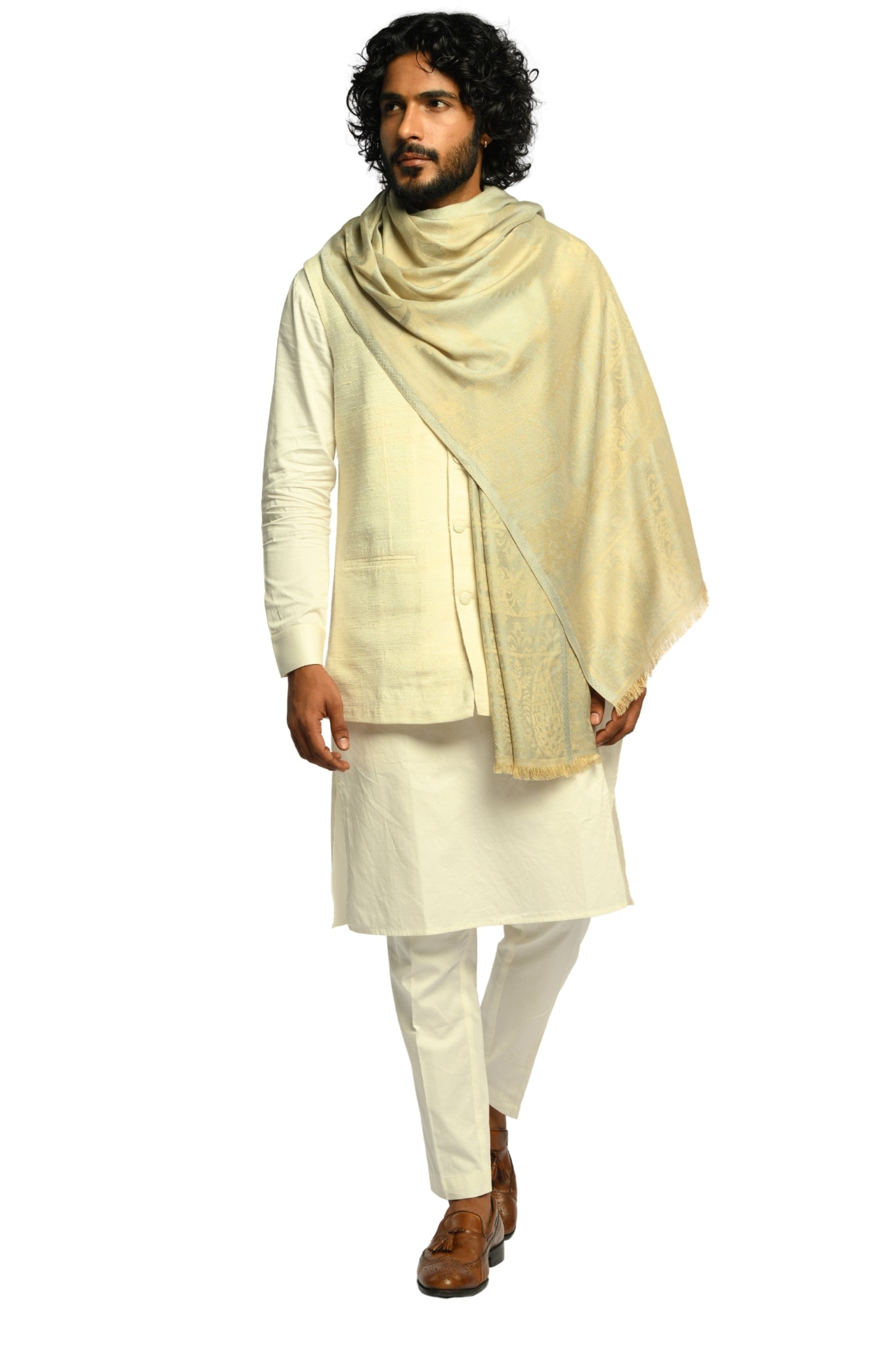 Taroob Heritage Silk Modal Jamawar Stole