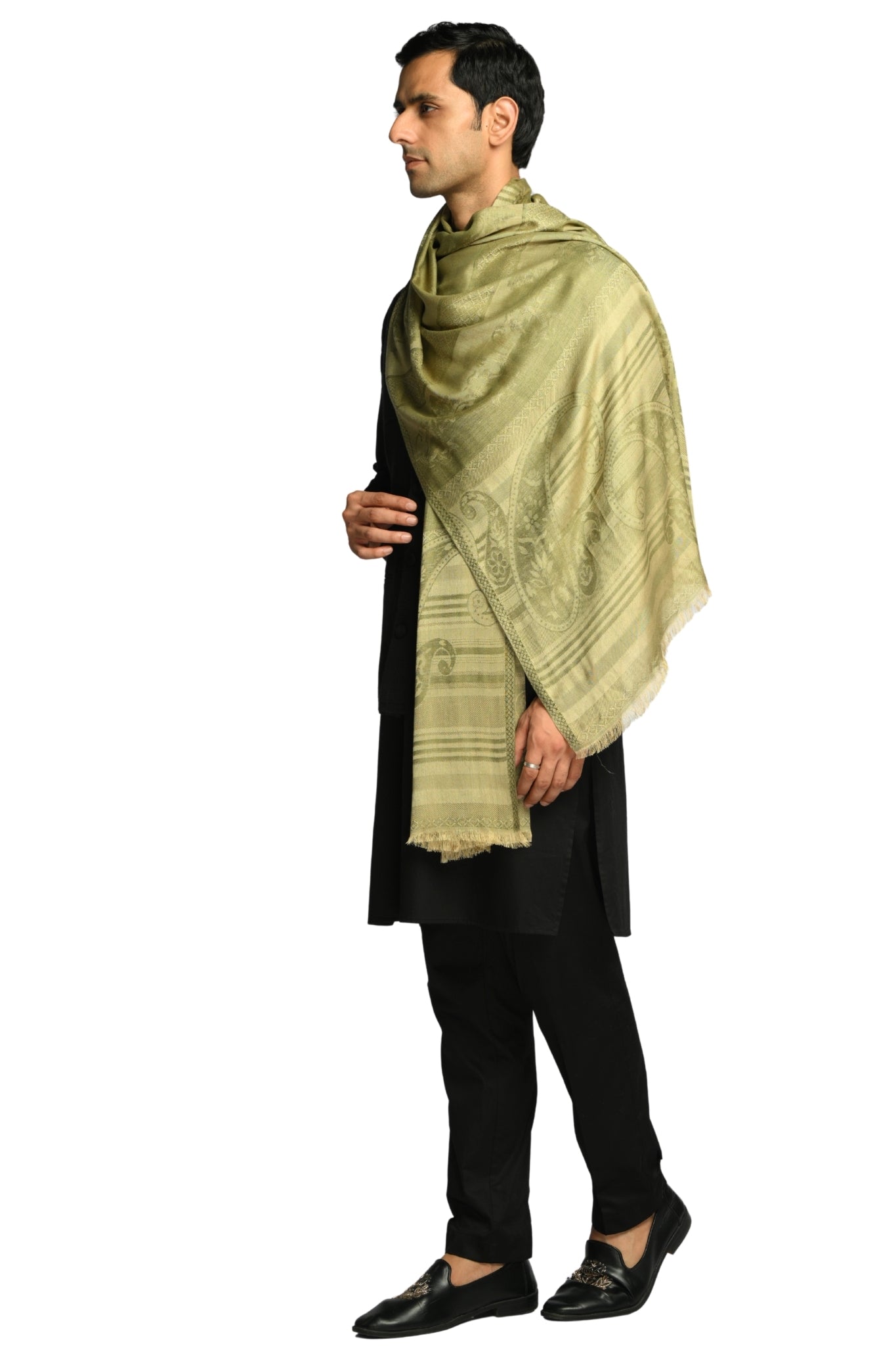 Taroob Signature Jamawar Silk Stole