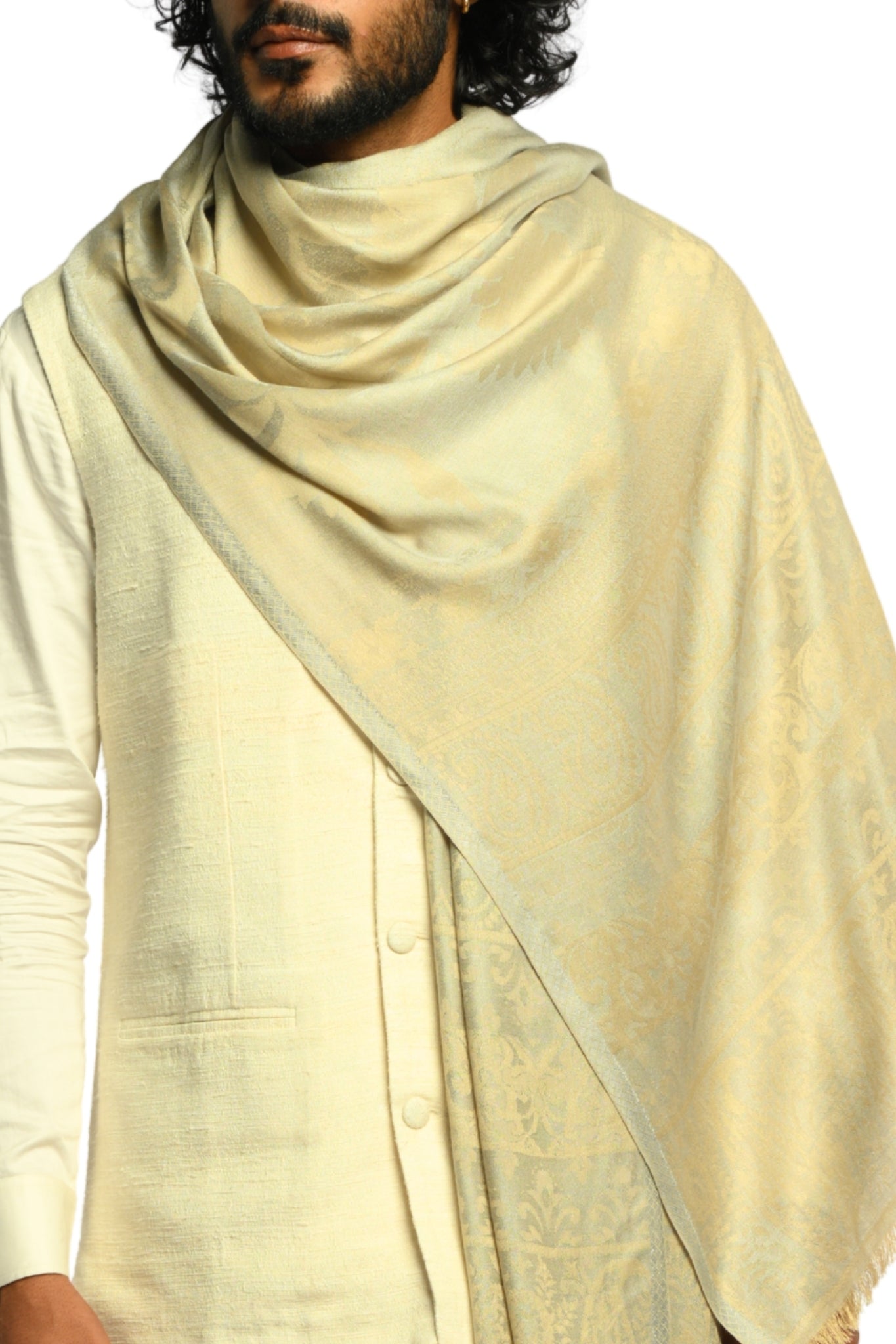 Taroob Heritage Silk Modal Jamawar Stole