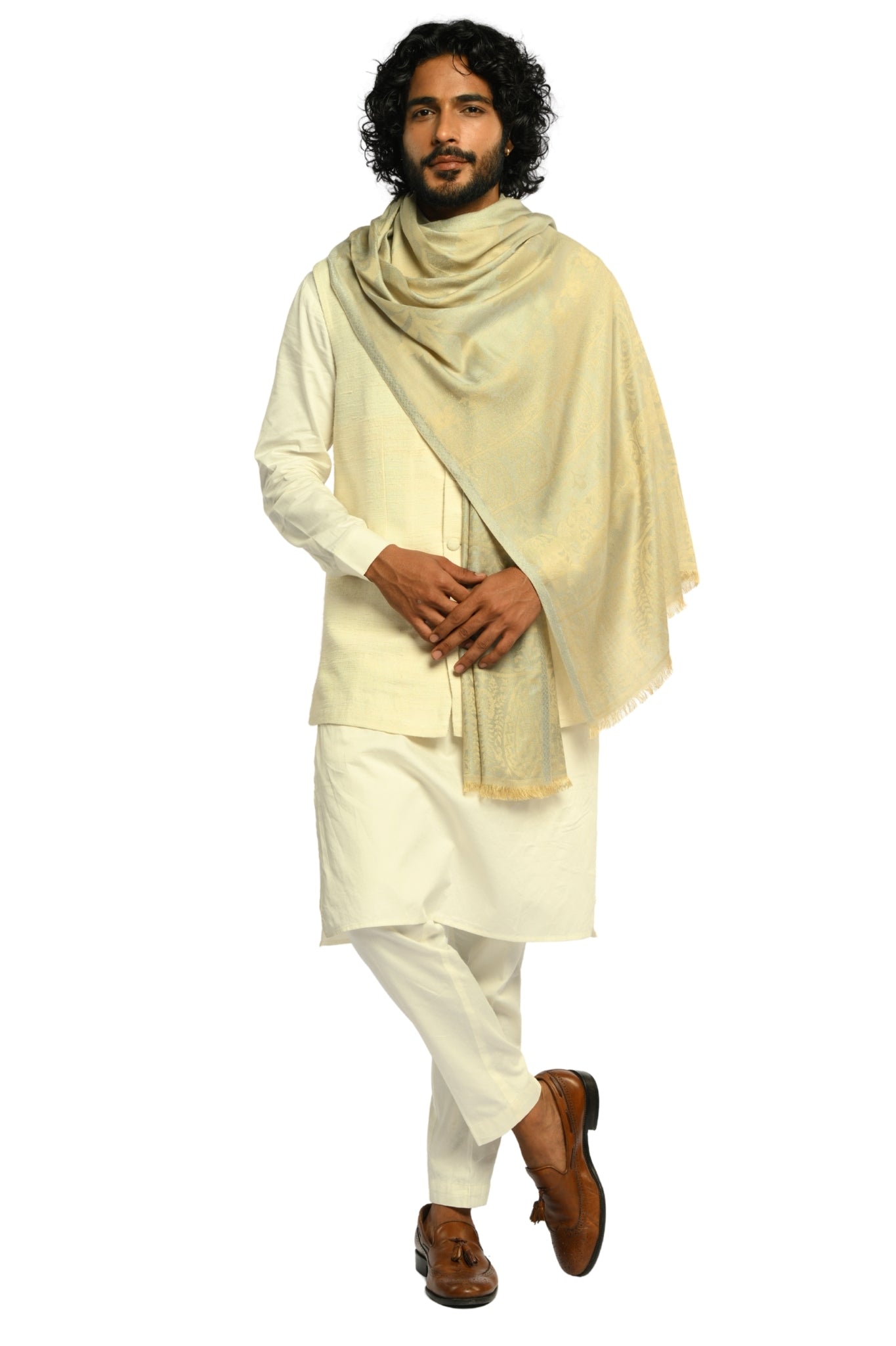 Taroob Heritage Silk Modal Jamawar Stole