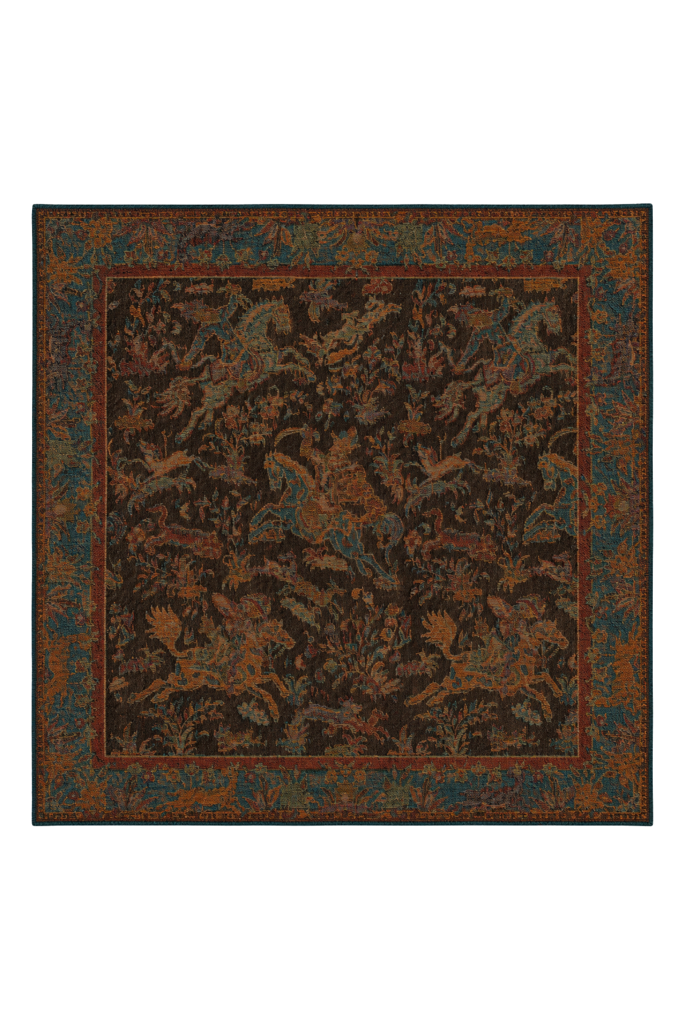 Taroob Gift Set of Silk Jamawar Stole & Pocket Square