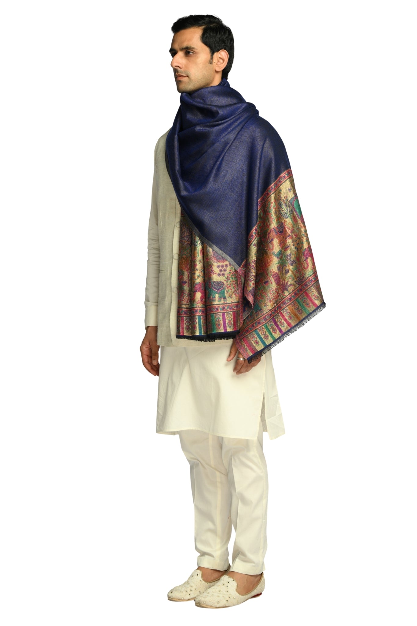 Taroob Mughal Tilla Border Stole