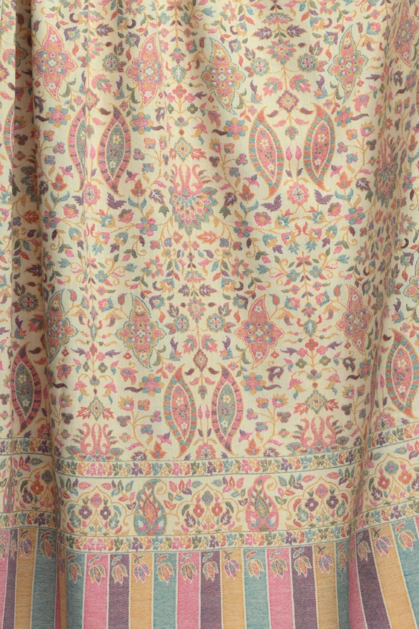 Taroob Faux Pashmina Antique Kaani Shawl