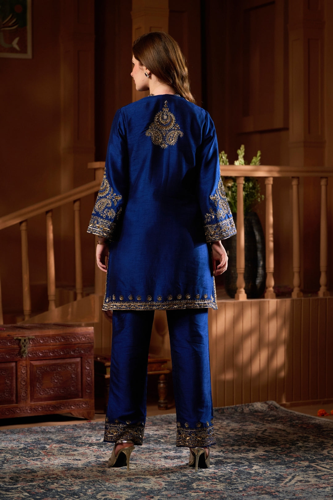 Taroob Chand Bagh Hand Embellished Kurta Set