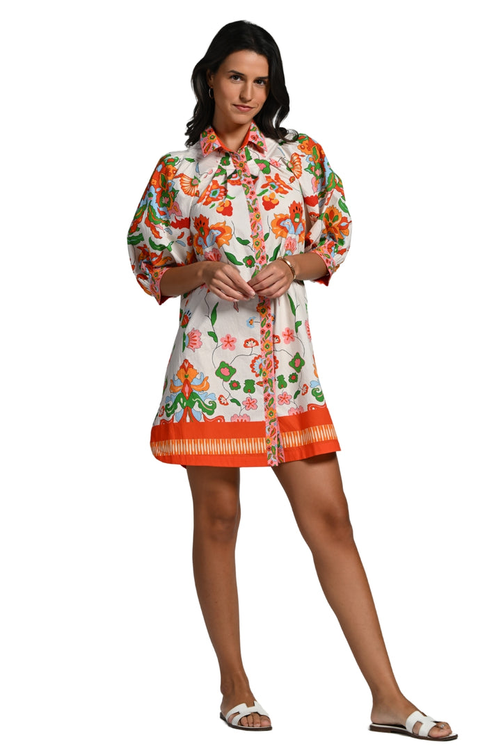 Taroob Floral Utopia Cotton Dress