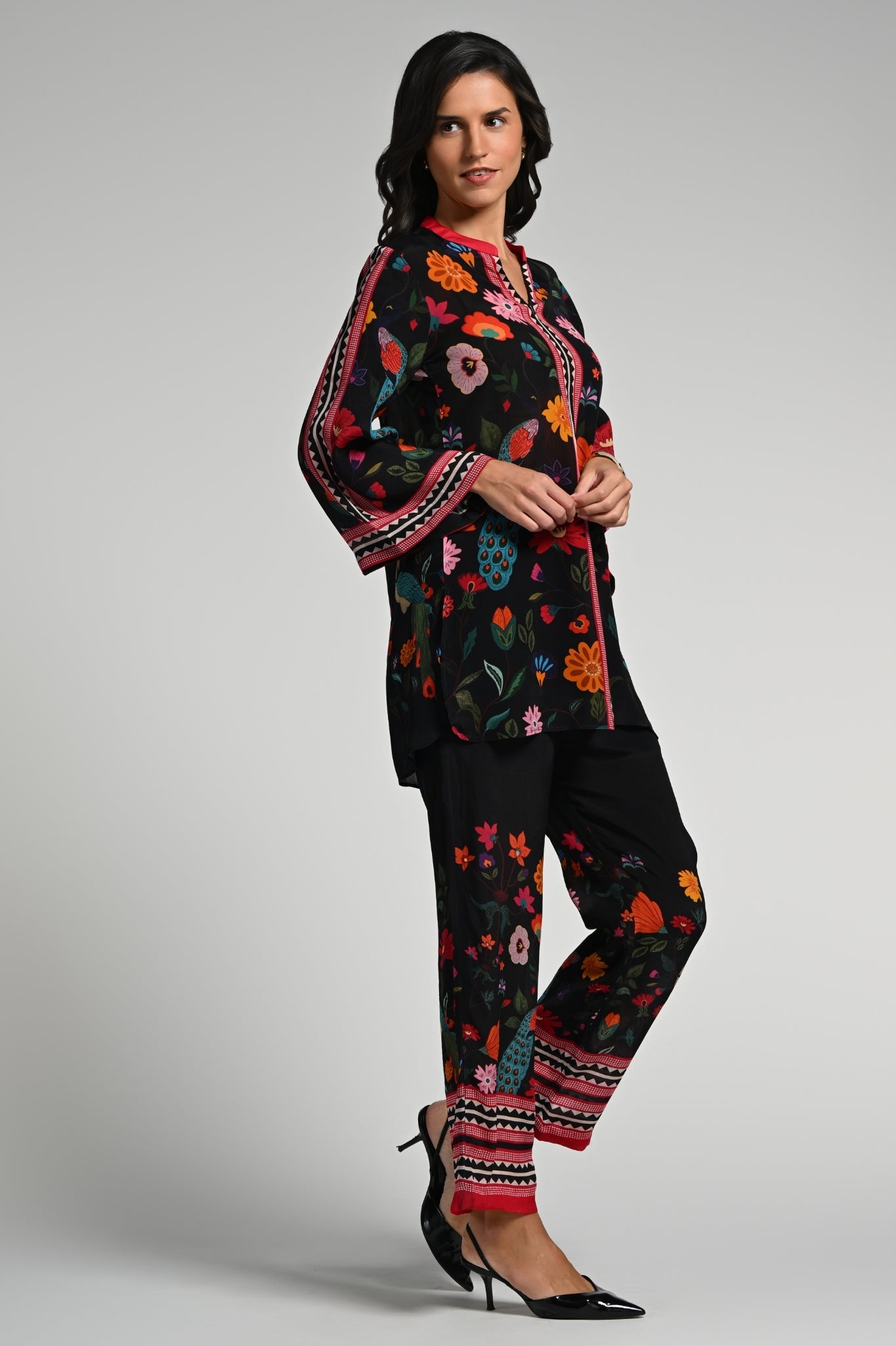 Bageecha Tunic Set – Women's Coords & Shirts – View 6 | Taroob