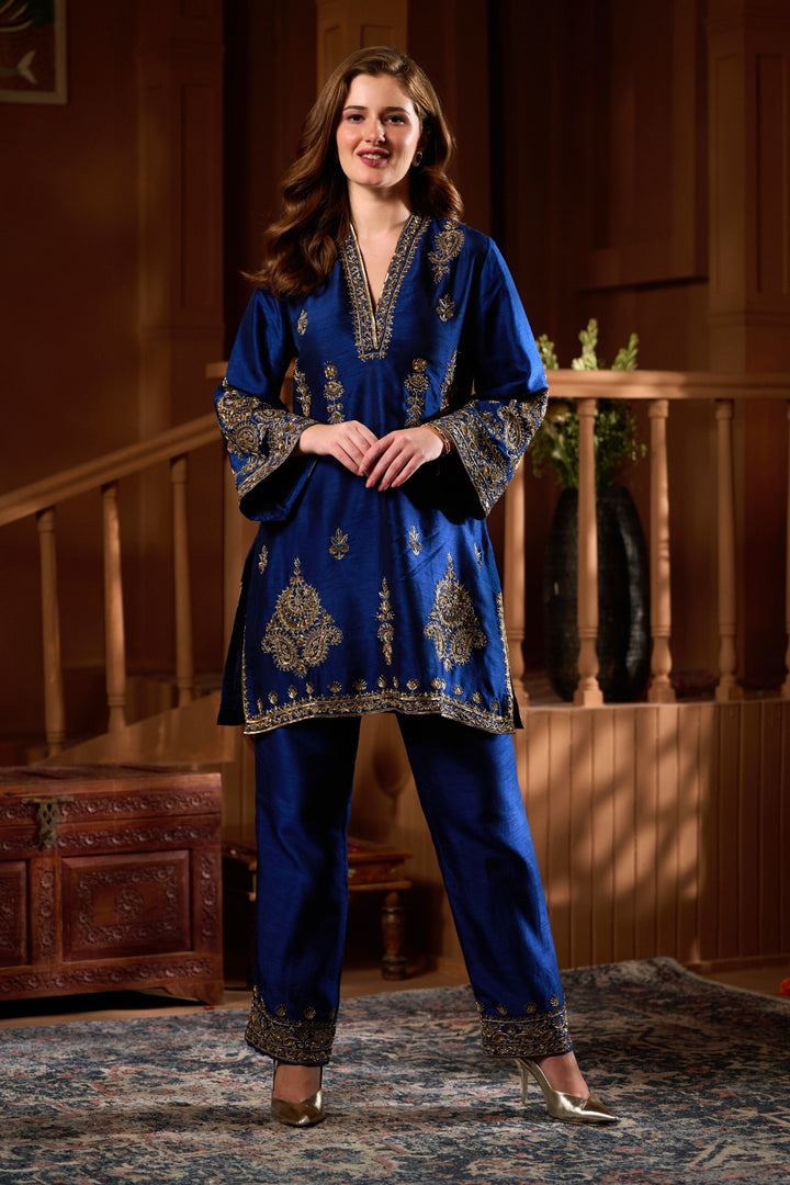 Taroob Chand Bagh Hand Embellished Kurta Set