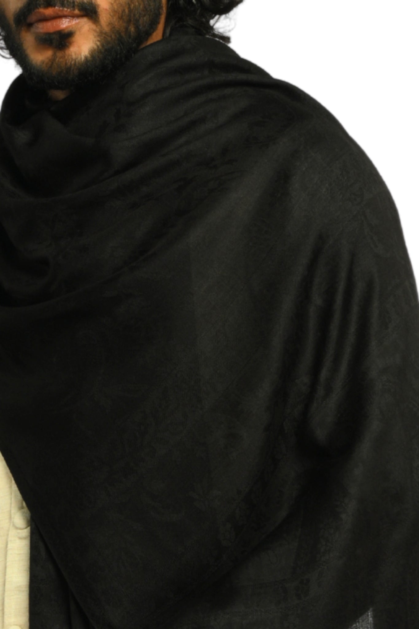 Taroob Fine Weave Silk Jamawar Stole