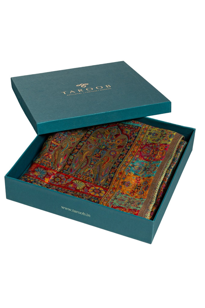 Taroob Gift Set of Unisex Silk Dupatta  Stole for Him or Her