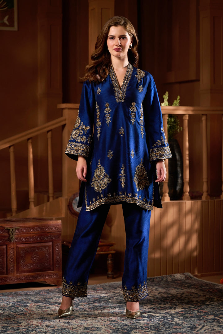 Taroob Chand Bagh Hand Embellished Kurta Set