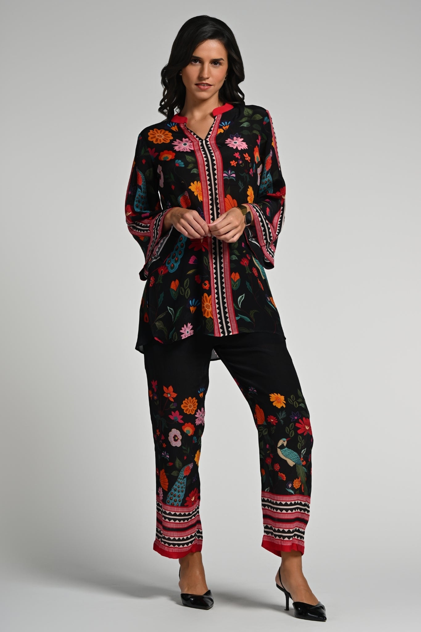 Bageecha Tunic Set – Women's Coords & Shirts – Alternate view | Taroob