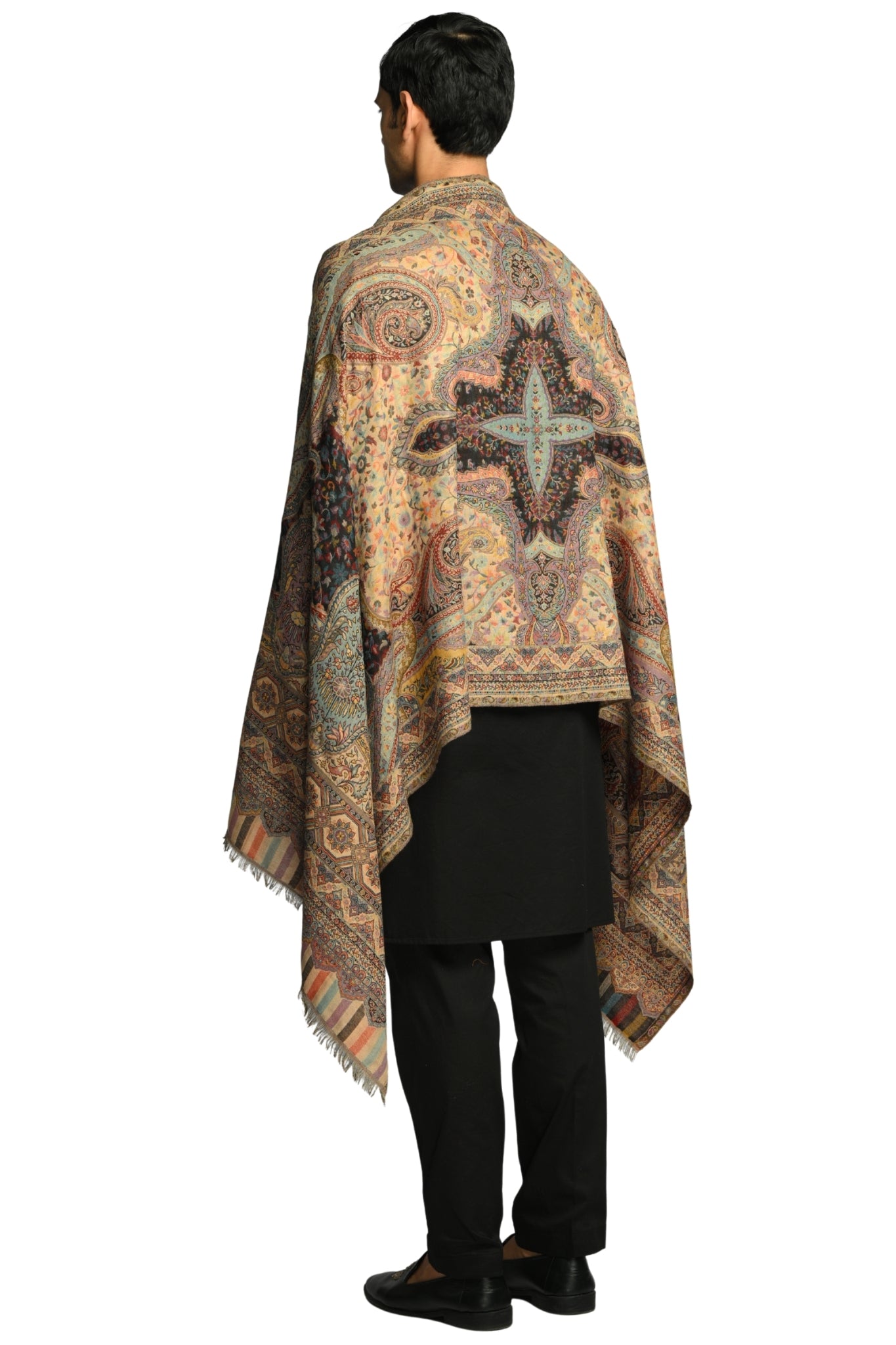 Taroob Timeless Kashmiri Authentic Jamawar Stole