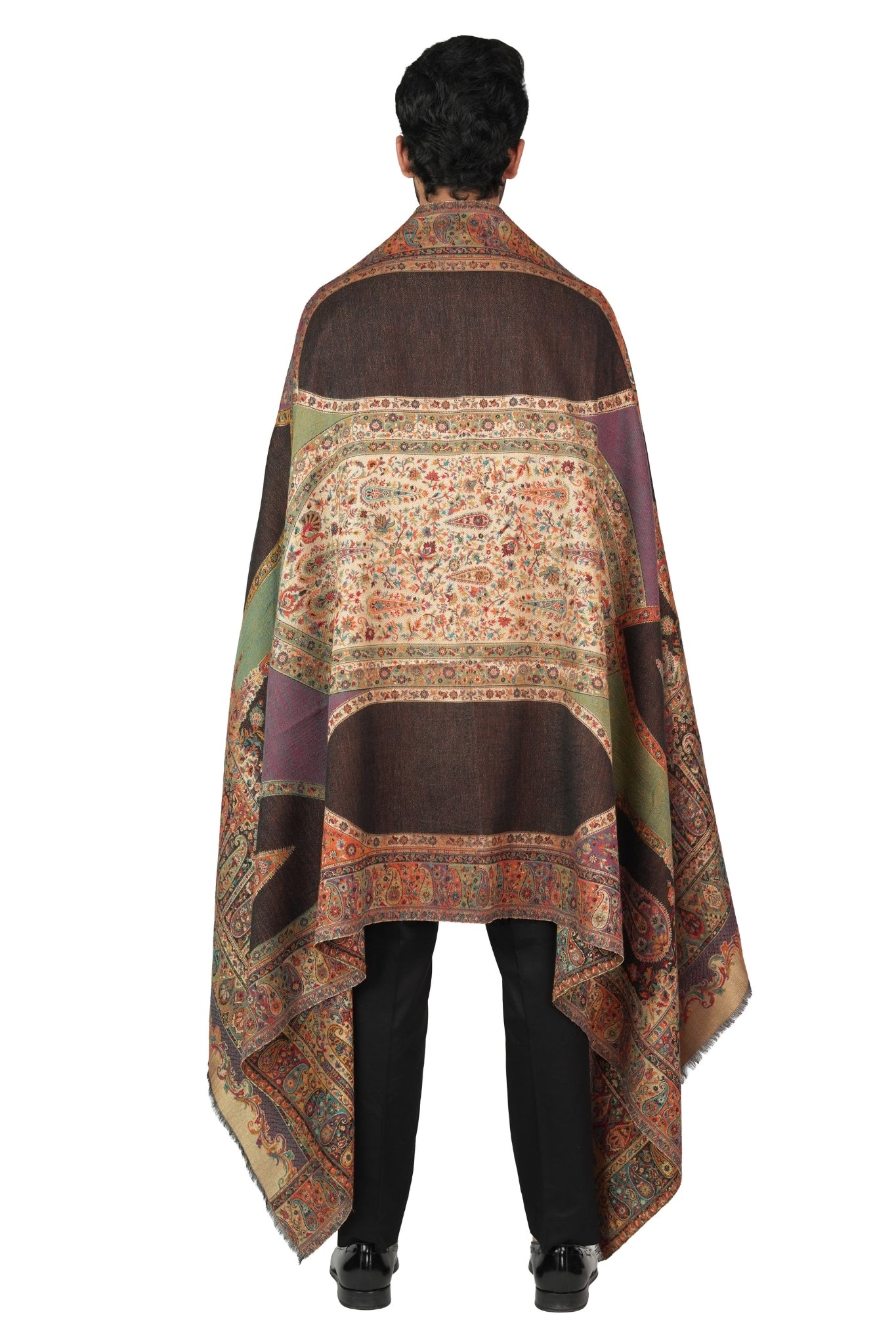 Taroob Shahi Resham Kashmiri Shawl