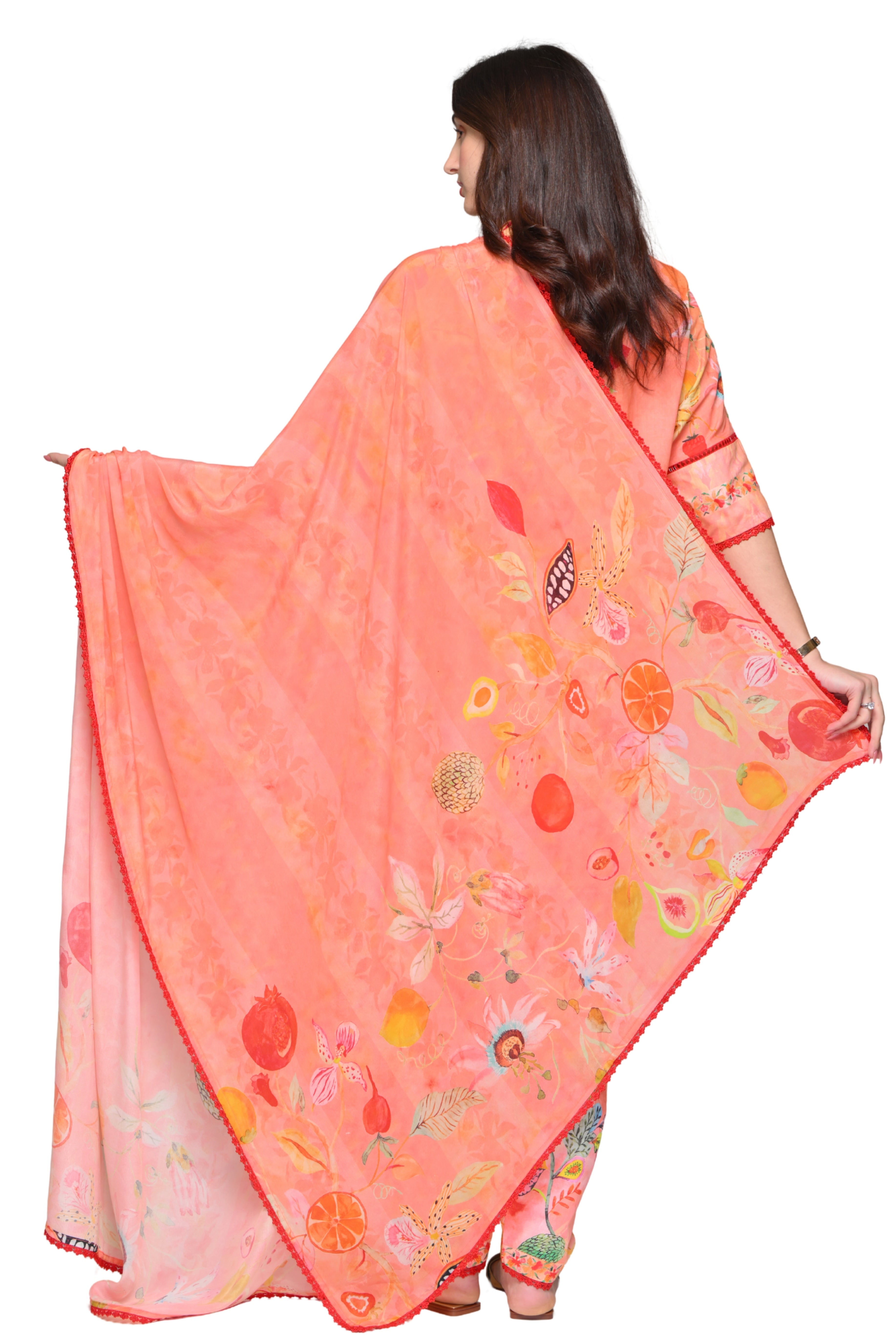 Taroob Citrus Orchard Cotton Kurta Set