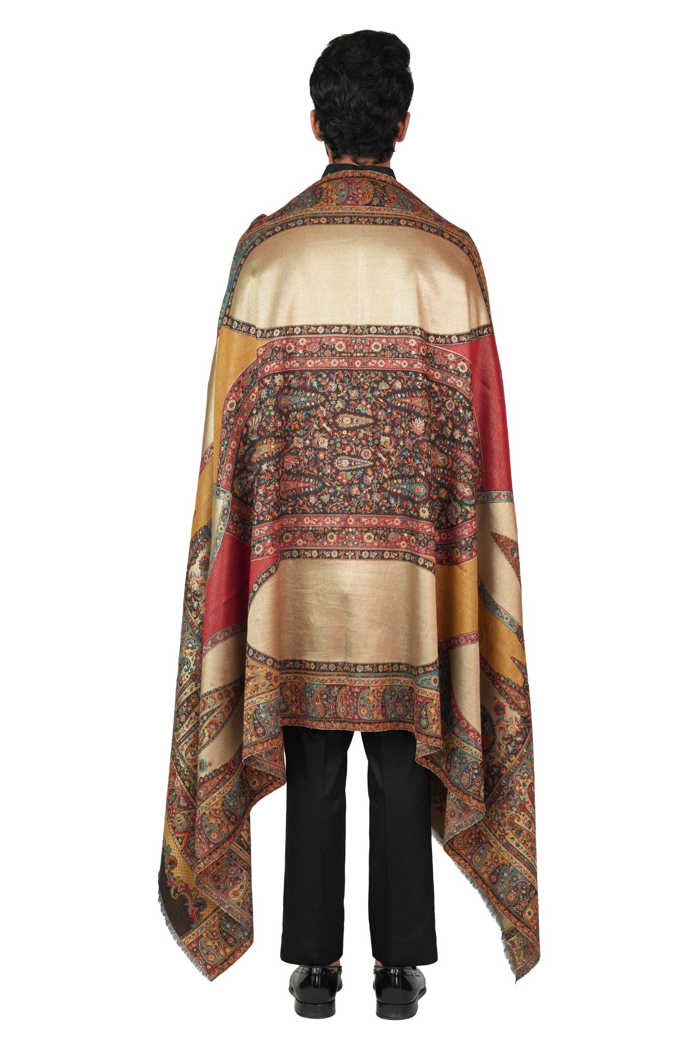 Taroob Shahi Resham Kashmiri Shawl