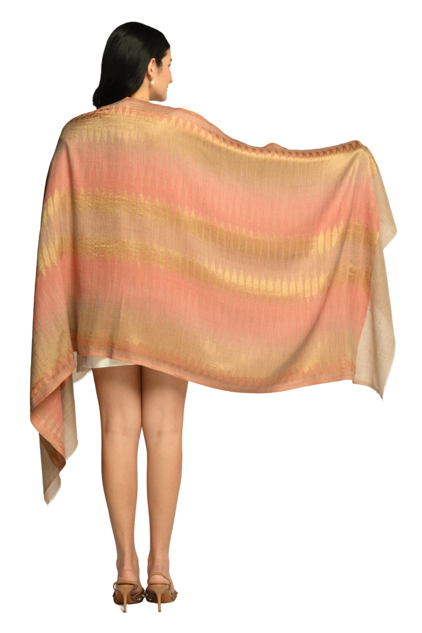 Taroob Resham Ikat Stole