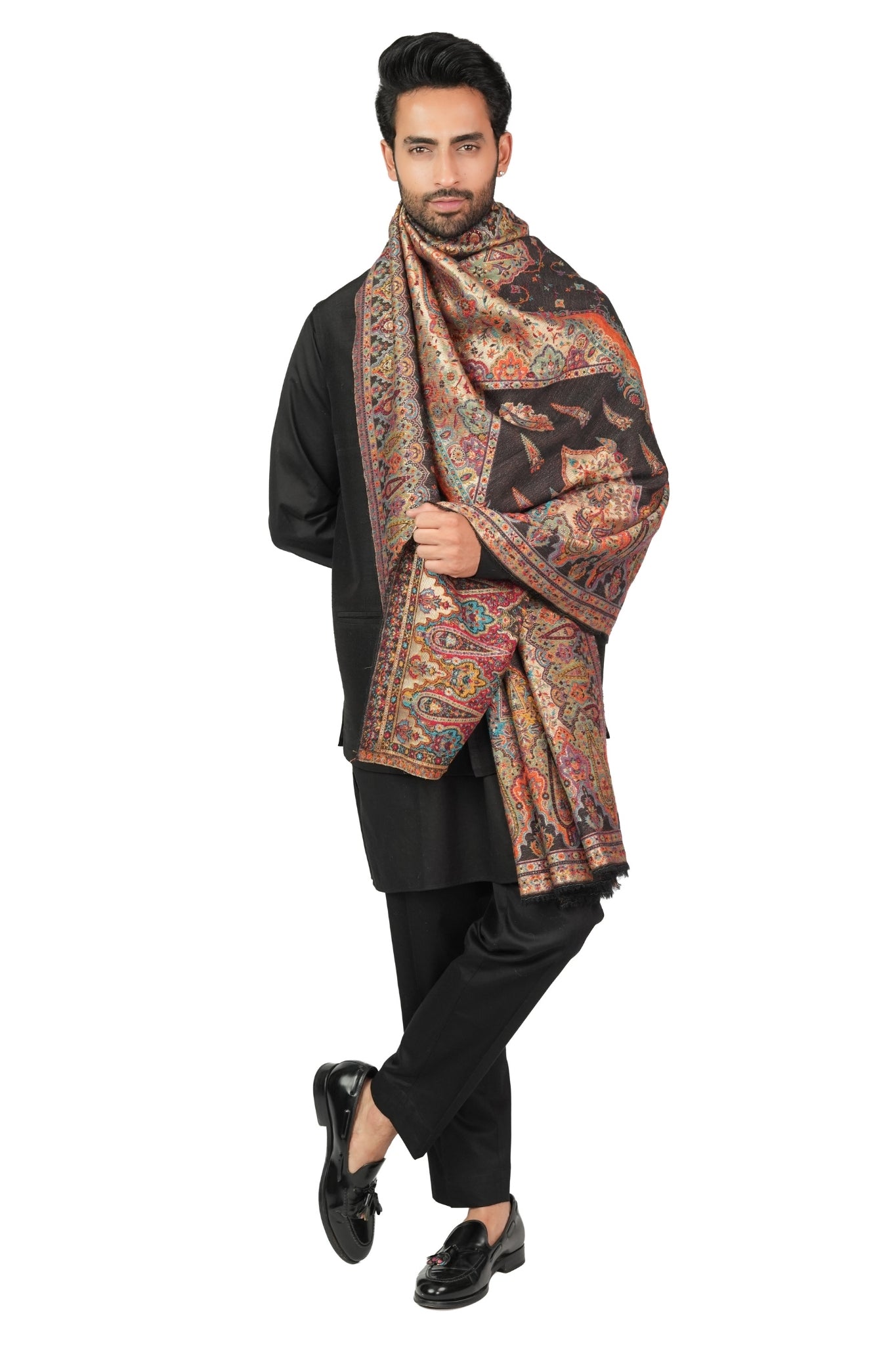 Taroob Royal Resham Kashmiri Shawl
