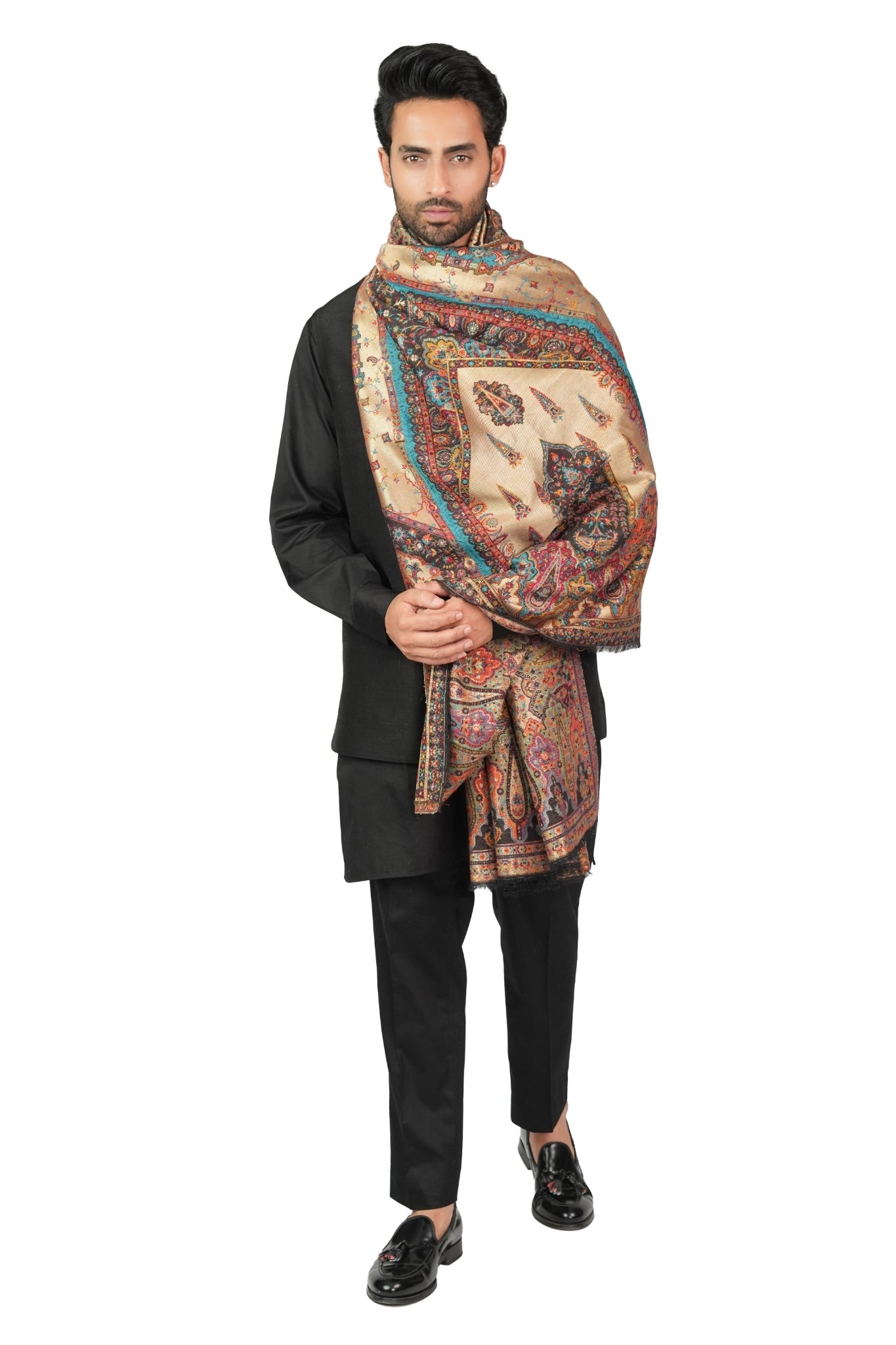 Taroob Royal Resham Kashmiri Shawl