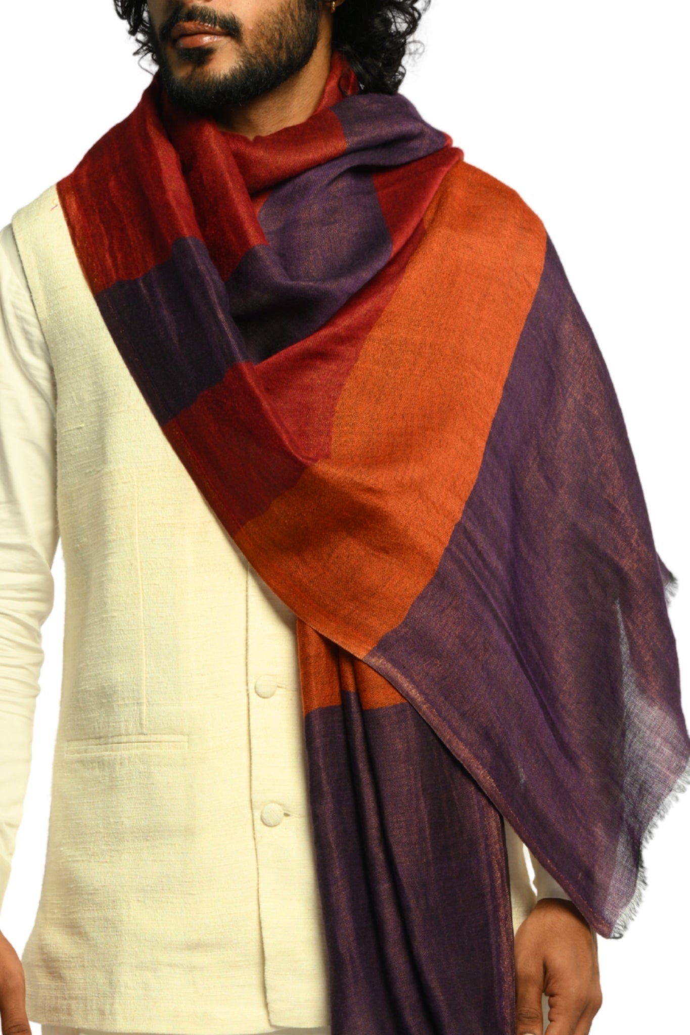 Taroob Statement Wool Zari Stole